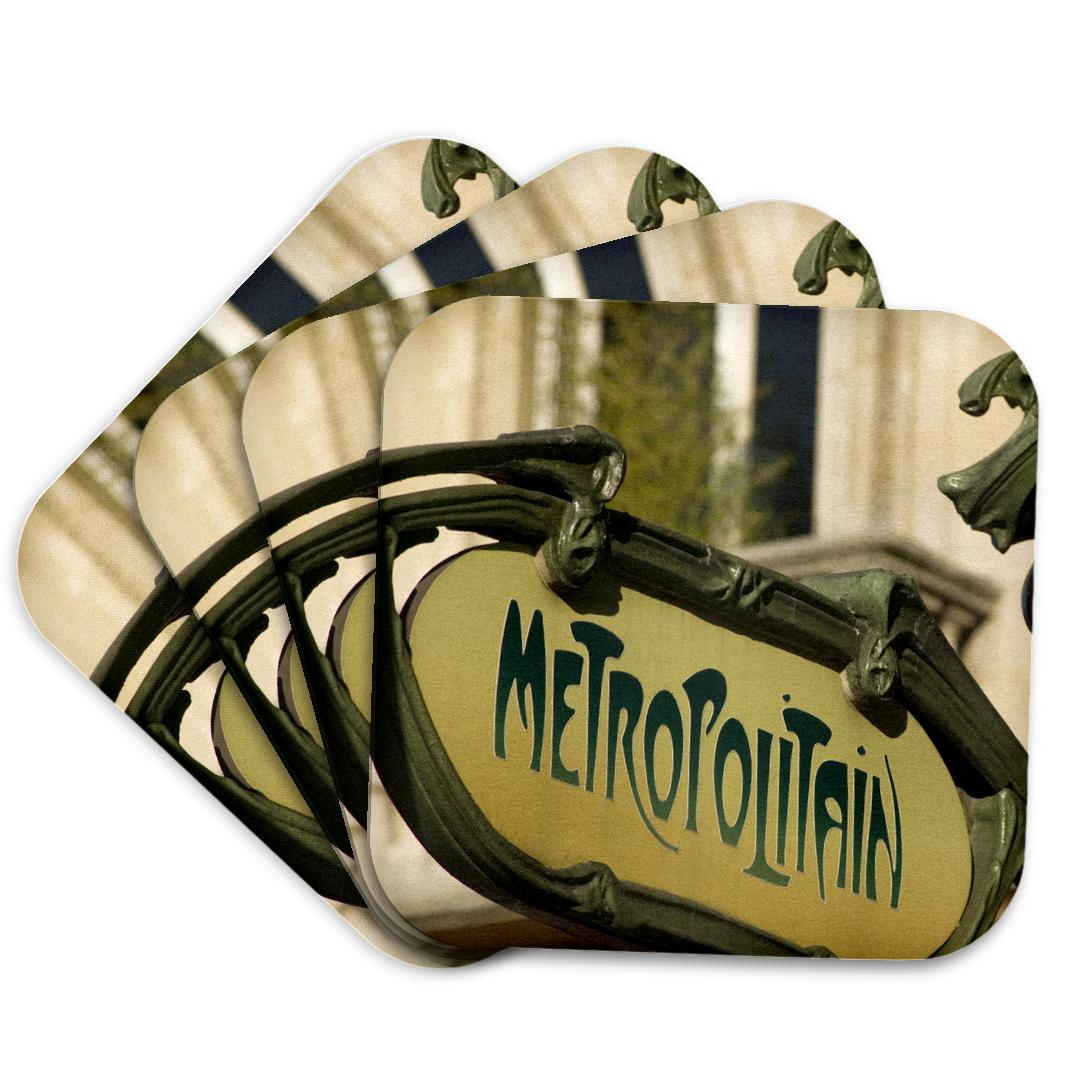 3dRose, Metro entrance sign, Paris, France - EU09 DBN0677 - David Barnes, Coaster and other Wholesale metro smoke for your store trending on Faire.