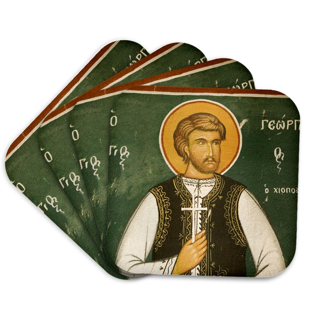 3dRose, GREECE, Aegeans, LESVOS, Filia Limonos Monastery - EU12 WBI0675 - Walter Bibikow, Coaster and other Wholesale monastery for your store trending on Faire.