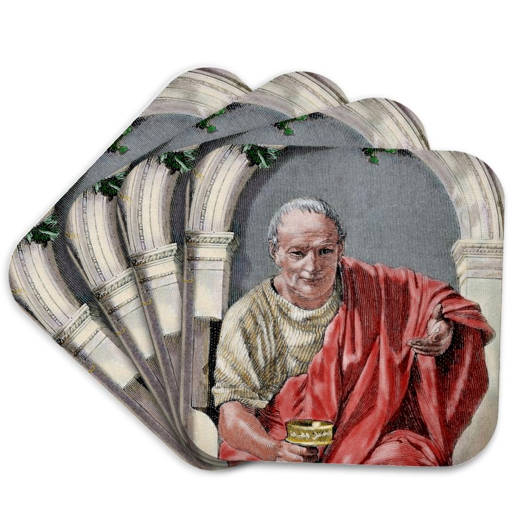 3dRose, Horace, Roman lyric poet, Augustus, engraving - EU16 PRI0096 - Prisma, Coaster and other Wholesale horace for your store trending on Faire.