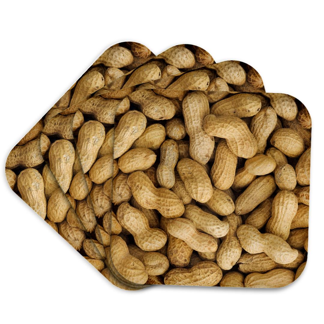 3dRose, Unshelled peanuts, pattern, nutrition - LI11 BJA0002 - Jaynes Gallery, Coaster and other Wholesale unshelled peanuts for your store trending on Faire.