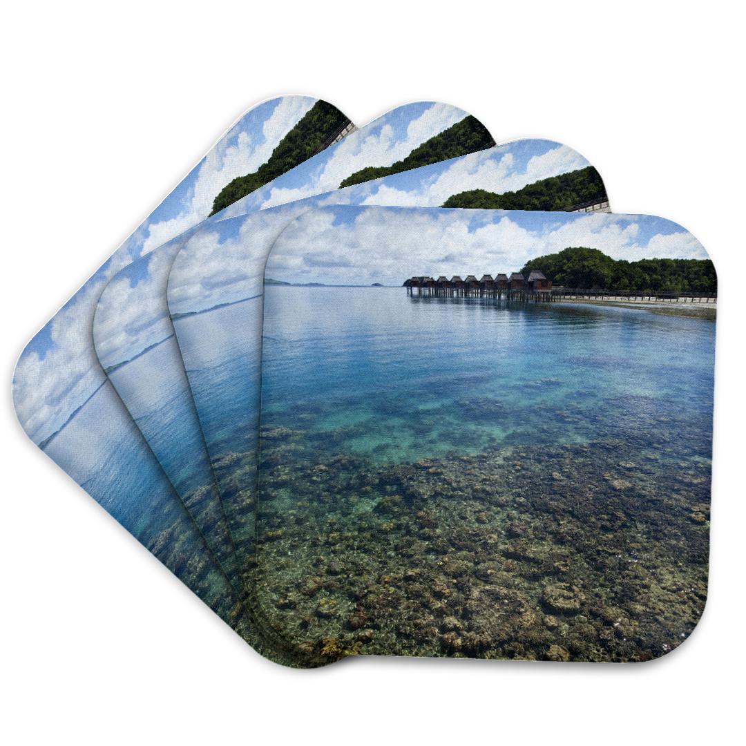3dRose, Likuliku Lagoon Resort, Malolo Island, Fiji - OC01 DPB0292 - Douglas Peebles, Coaster and other Wholesale likha for your store trending on Faire.