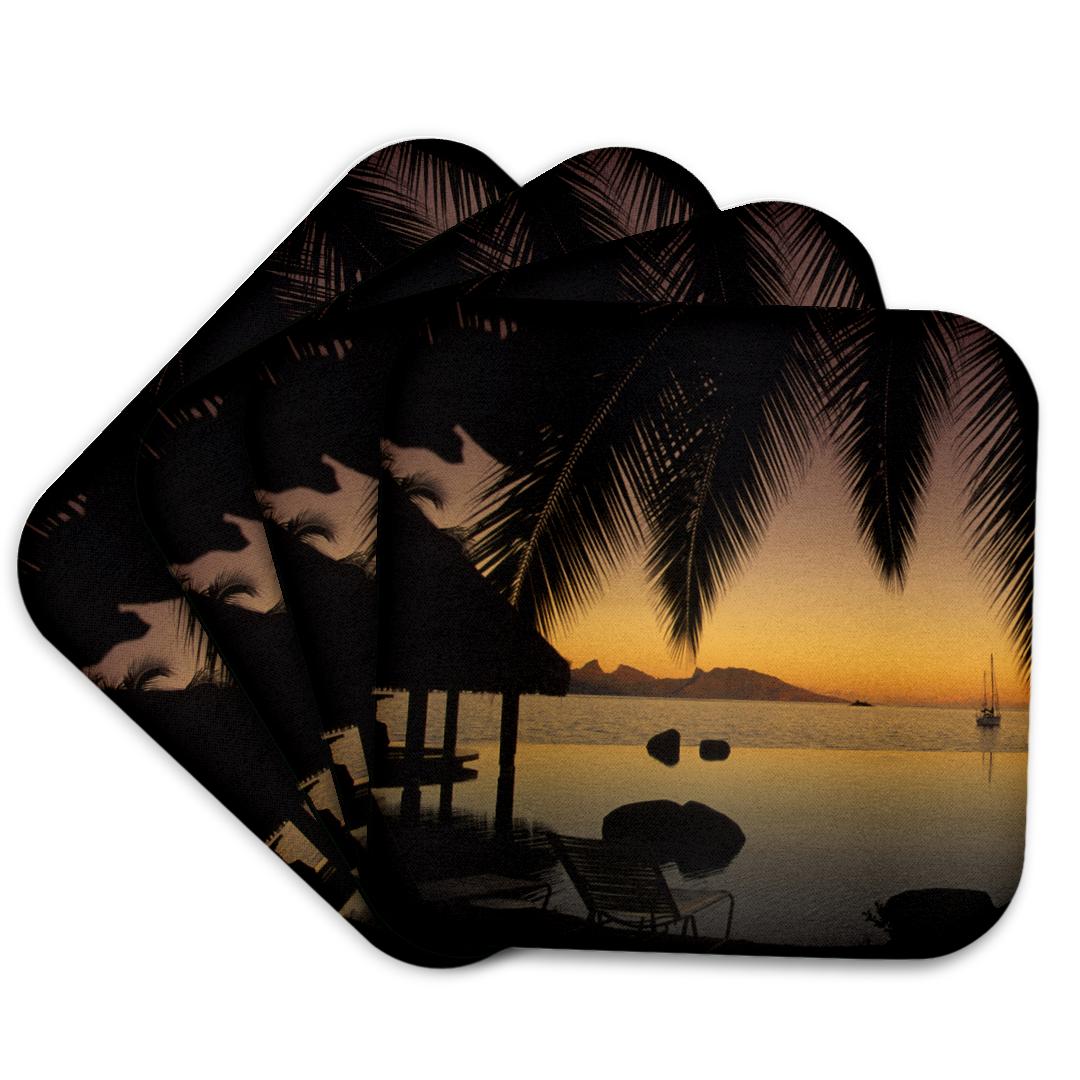 3dRose, Beachcomber Hotel, Tahiti, French Polynesia - OC13 DPB0004 - Douglas Peebles, Coaster and other Wholesale beachcombers for your store trending on Faire.
