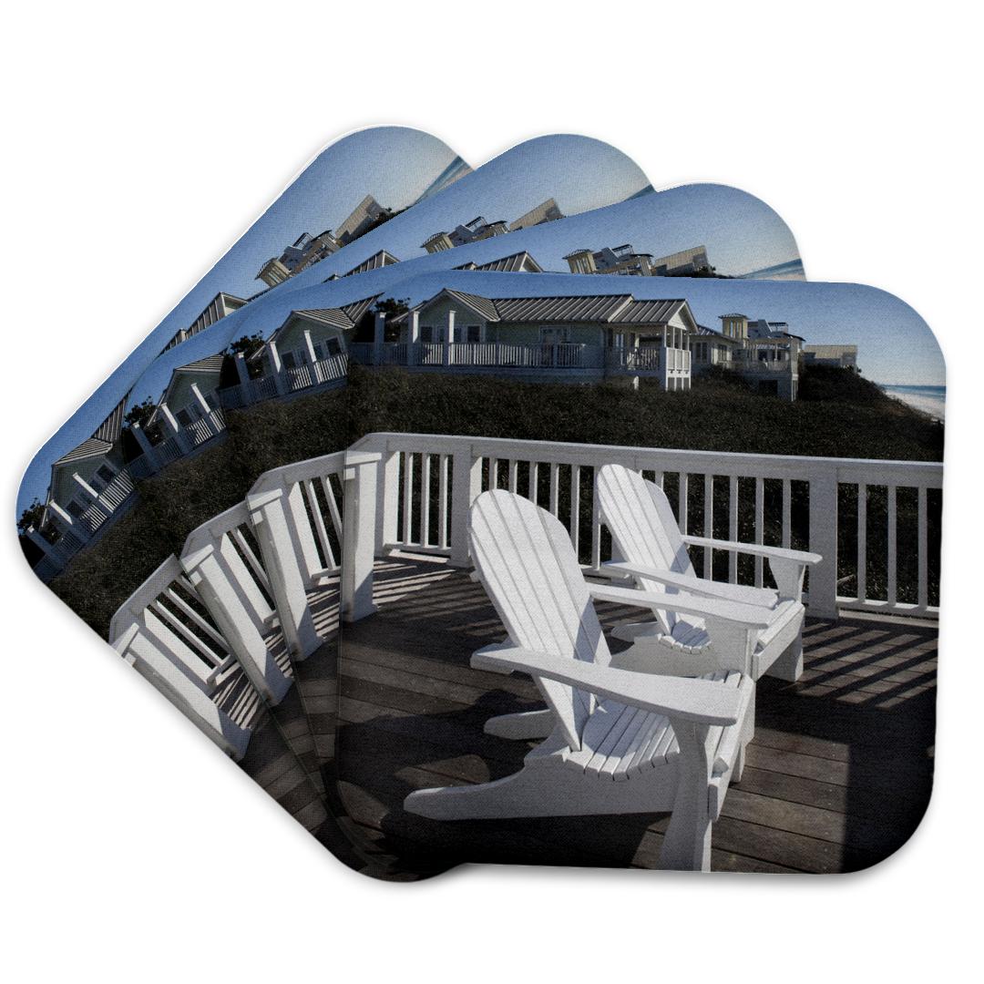 3dRose, Florida Panhandle, Seaside beach pavillion - US10 WBI0522 - Walter Bibikow, Coaster and other Wholesale pavillion for your store trending on Faire.
