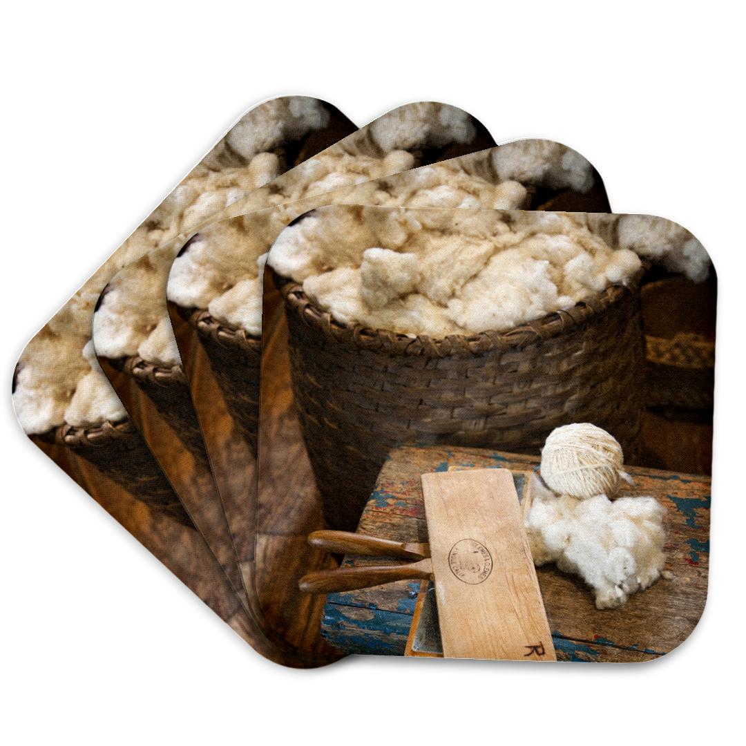 3dRose, Louisiana, Heritage Folklife Park, Cotton - US19 WBI0080 - Walter Bibikow, Coaster and other Wholesale folklife for your store trending on Faire.