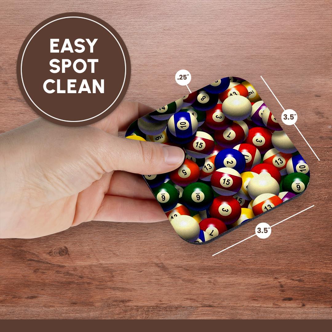 3dRose, Billiard Balls Pool, Coaster - Bild 21 von 35