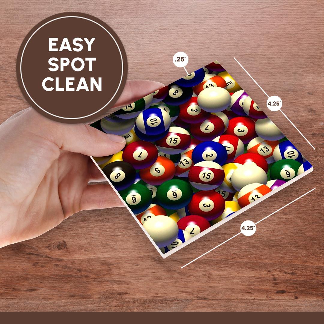 3dRose, Billiard Balls Pool, Coaster - Bild 14 von 35
