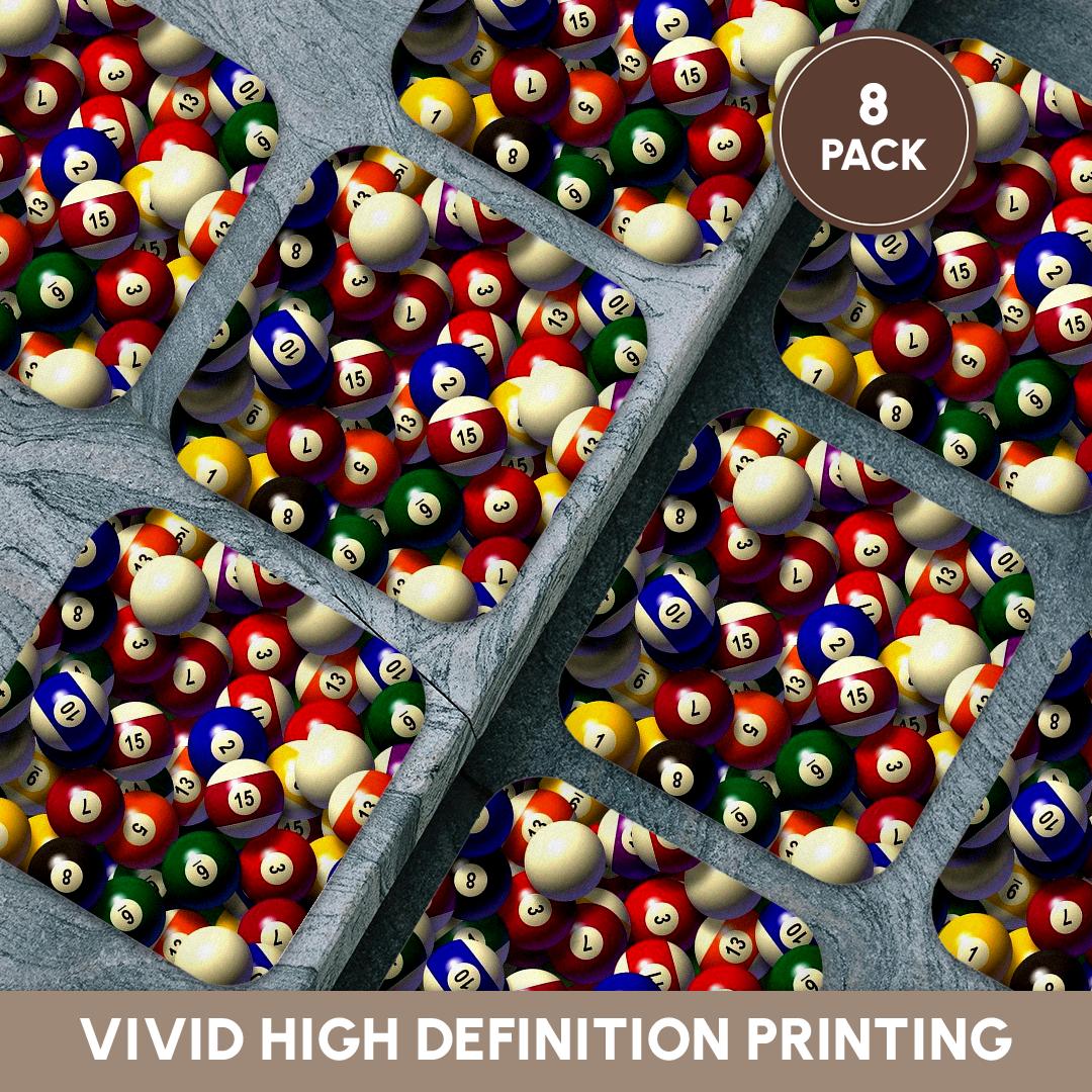 3dRose, Billiard Balls Pool, Coaster - Bild 27 von 35