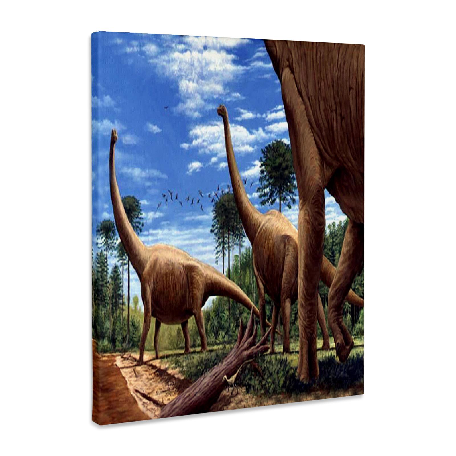 3dRose, Dinosaure Brachiosaurus, Toile de qualité musée pour la vente par 3dRose