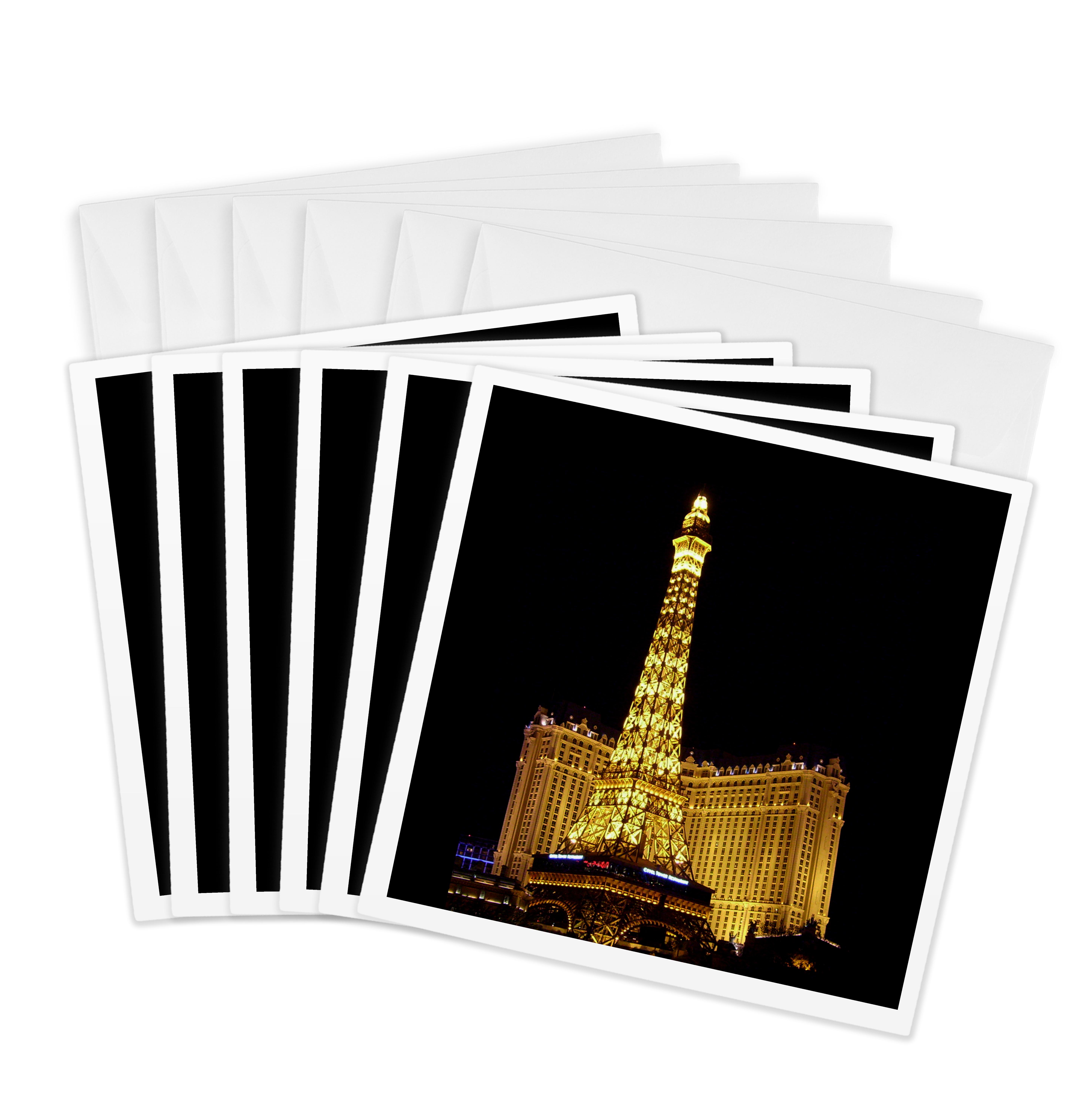 3dRose, Paris Hotel Casino in Las Vegas NV, Greeting Card - Picture 7 of 26