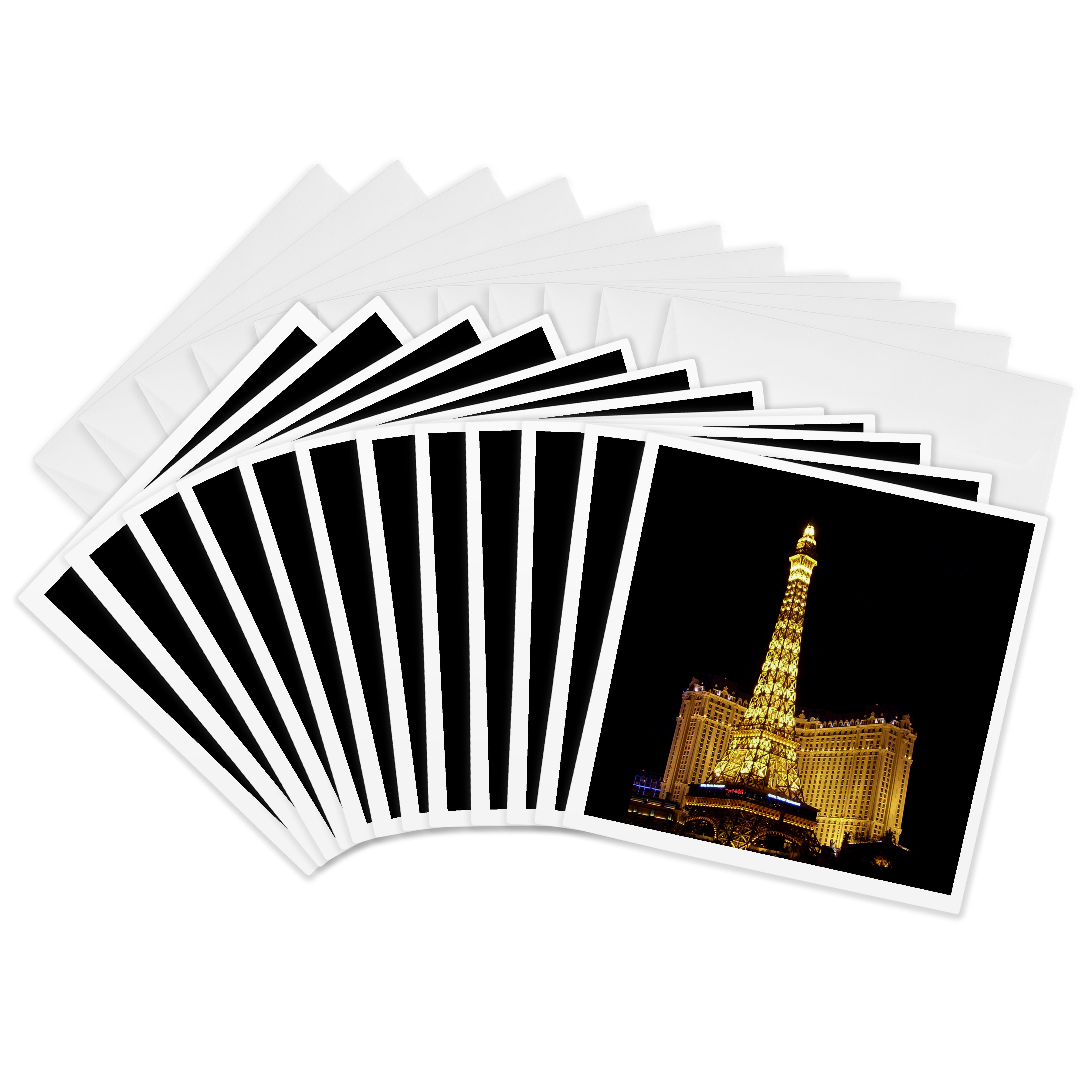 3dRose, Paris Hotel Casino in Las Vegas NV, Greeting Card - Picture 14 of 26
