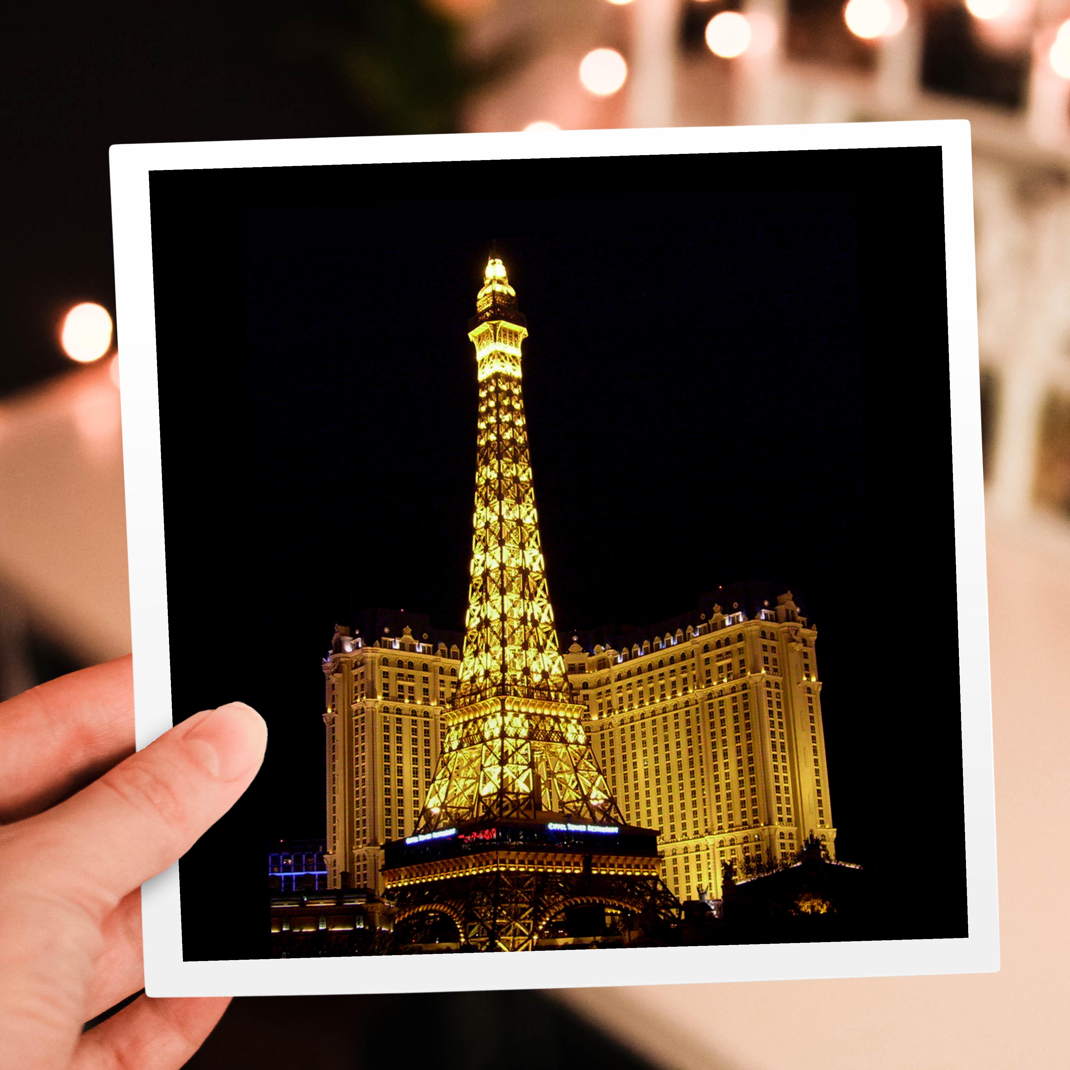 3dRose, Paris Hotel Casino in Las Vegas NV, Greeting Card - Picture 13 of 26