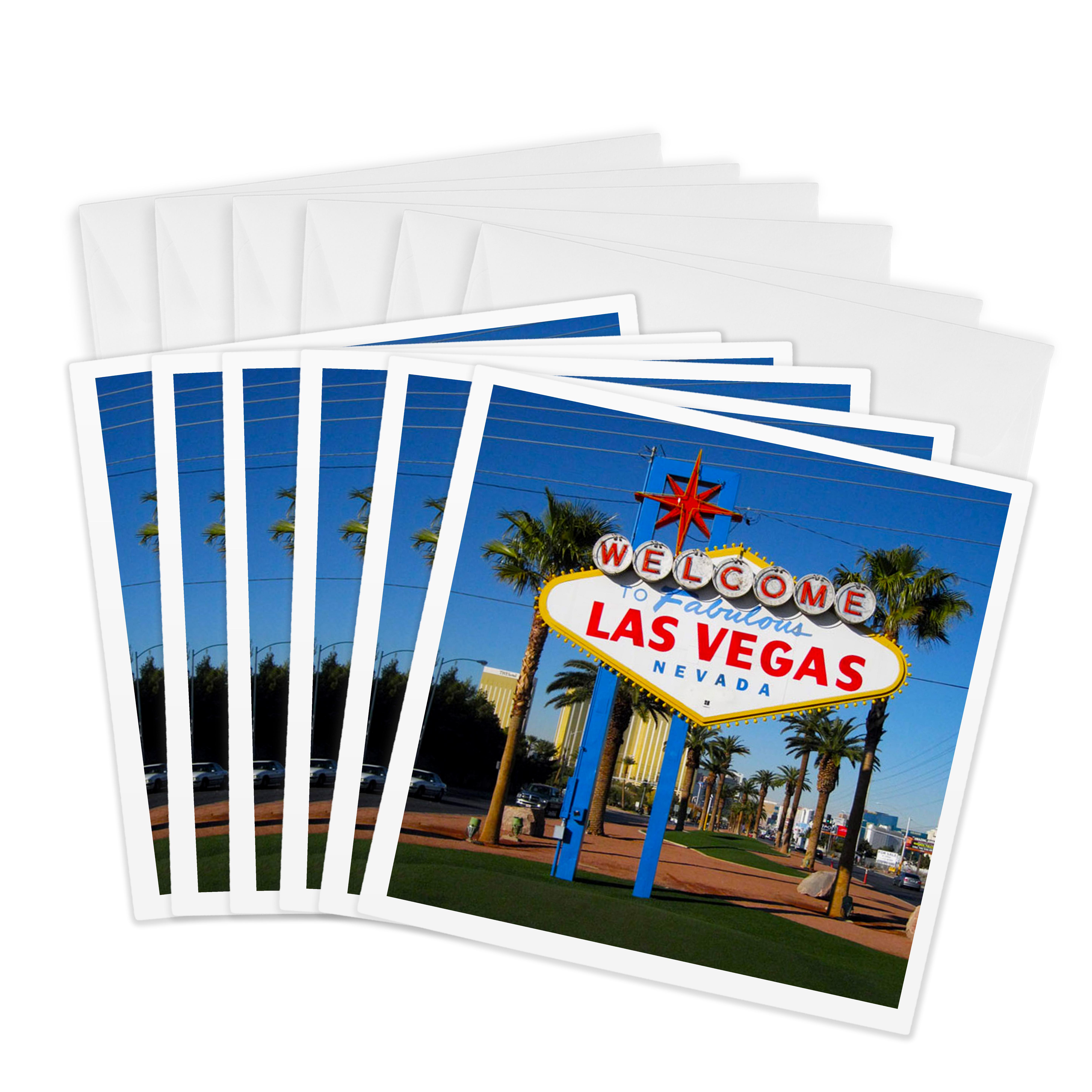 3dRose, Welcome To Fabulous Las Vegas, NV, Greeting Card - Picture 7 of 26