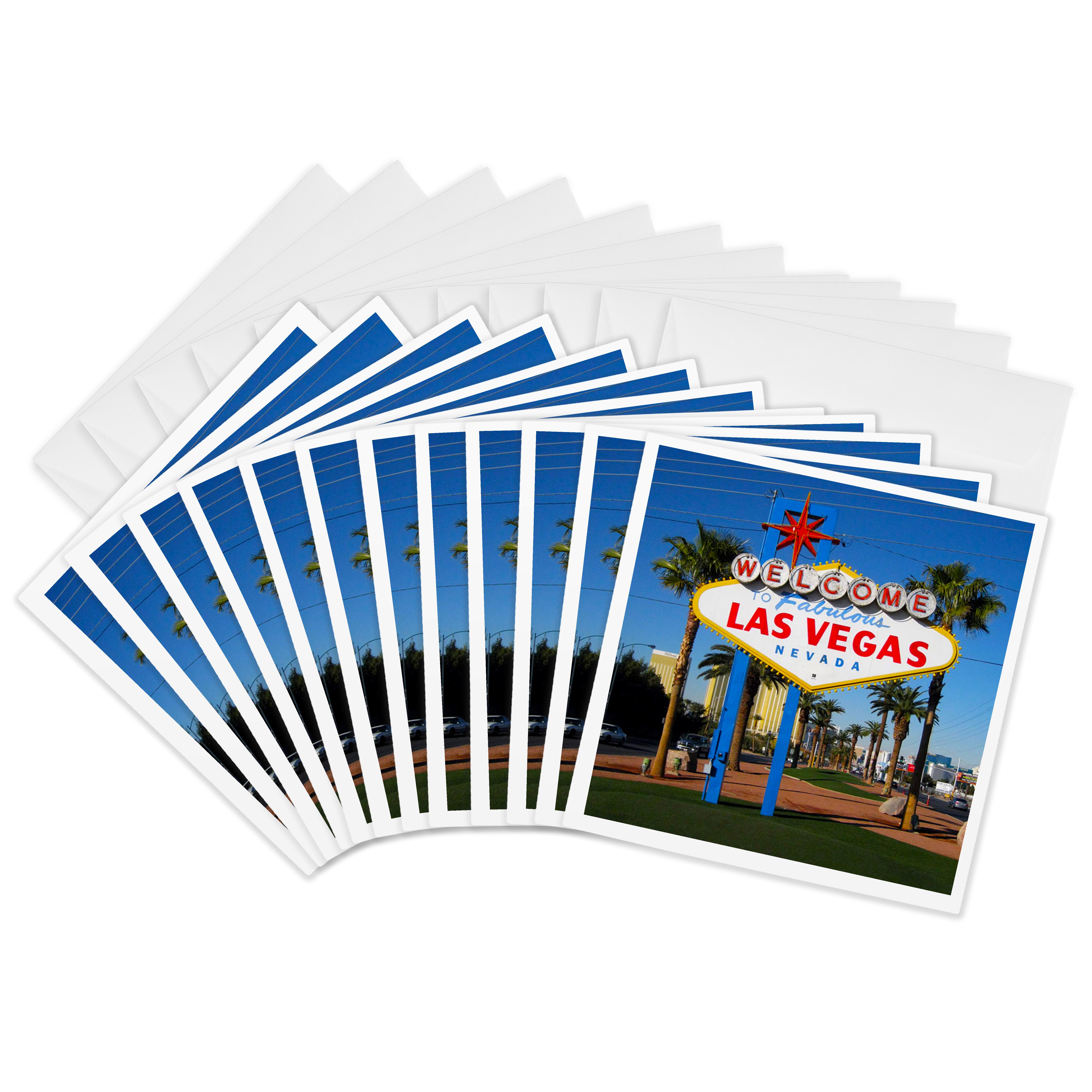 3dRose, Welcome To Fabulous Las Vegas, NV, Greeting Card - Picture 14 of 26