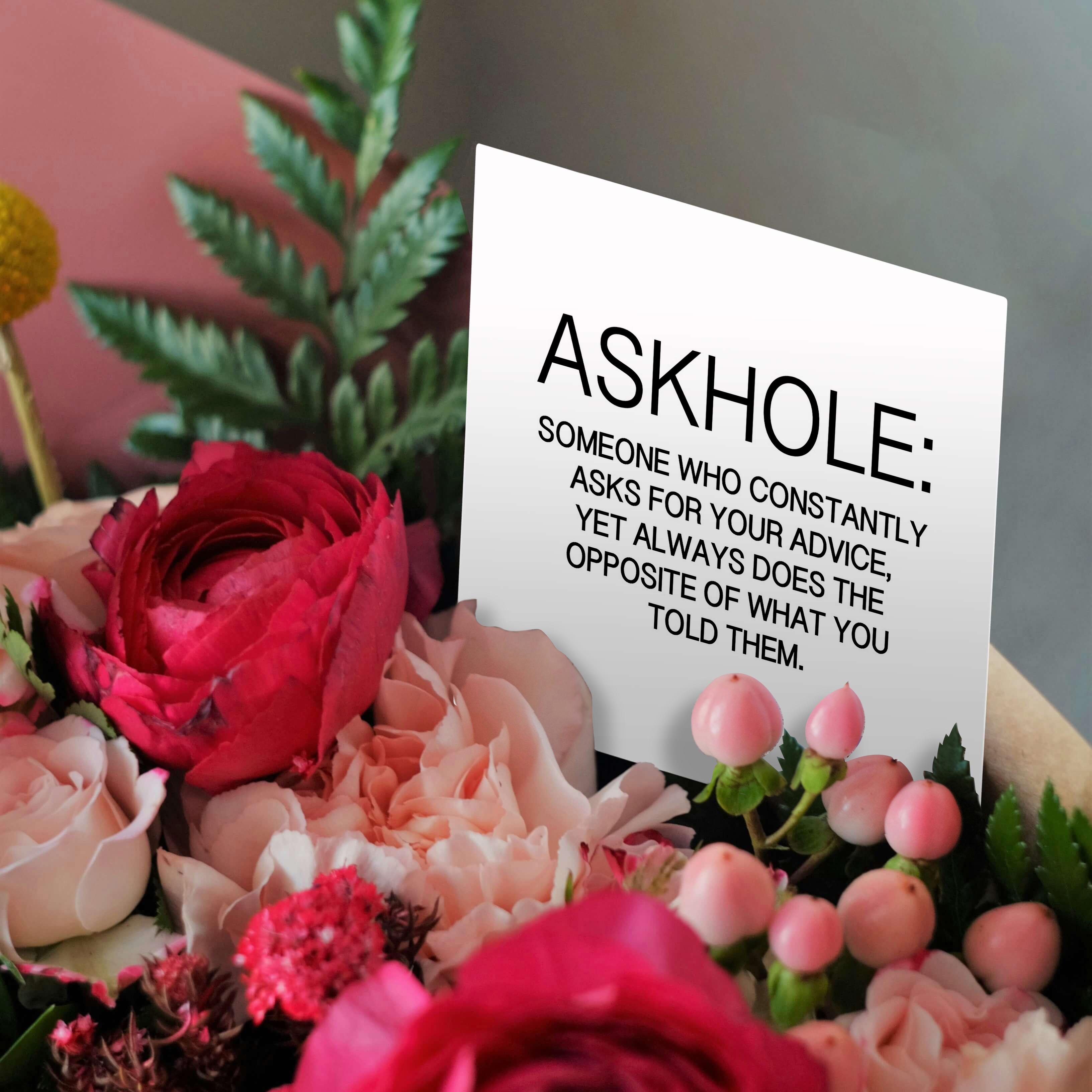 3dRose, DEFINITION OF AN ASKHOLE, Greeting Card - Picture 9 of 26