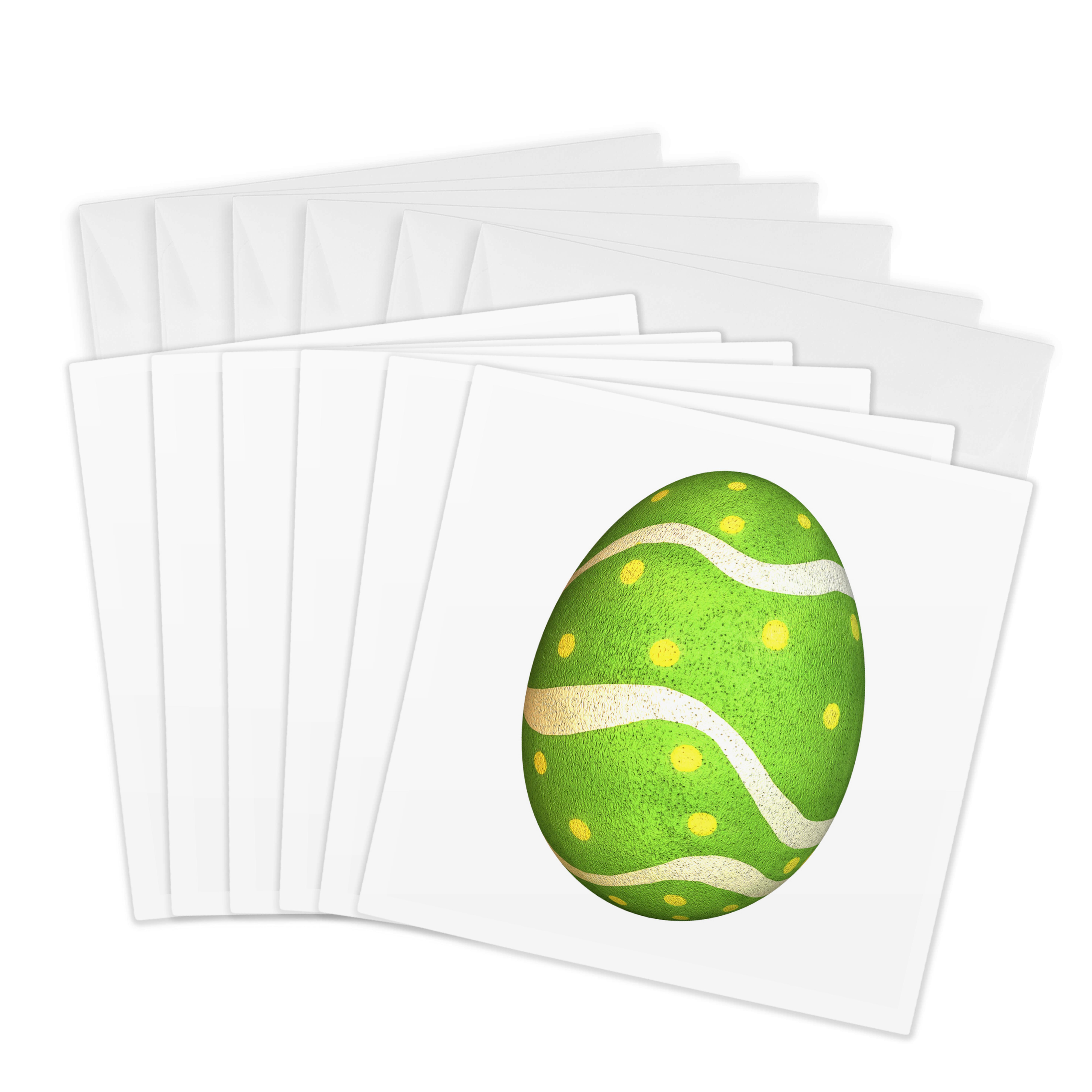 3dRose, Dyed Spots Easter Egg, Greeting Card - Picture 7 of 26