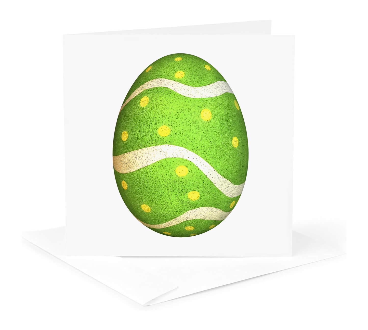 3dRose, Dyed Spots Easter Egg, Greeting Card - Picture 11 of 26