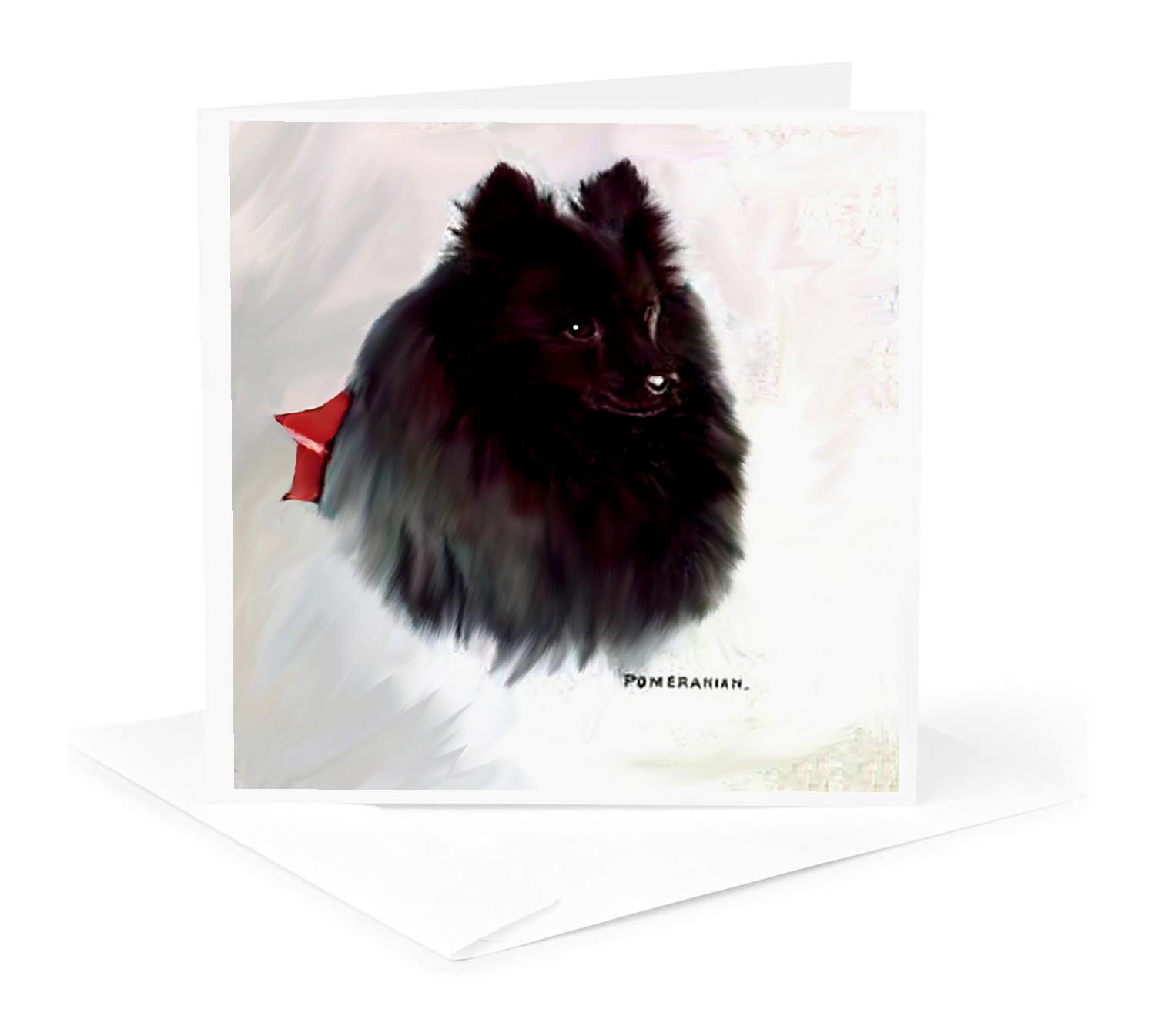 3dRose, Black Pomeranian, Greeting Card - Foto 11 di 26