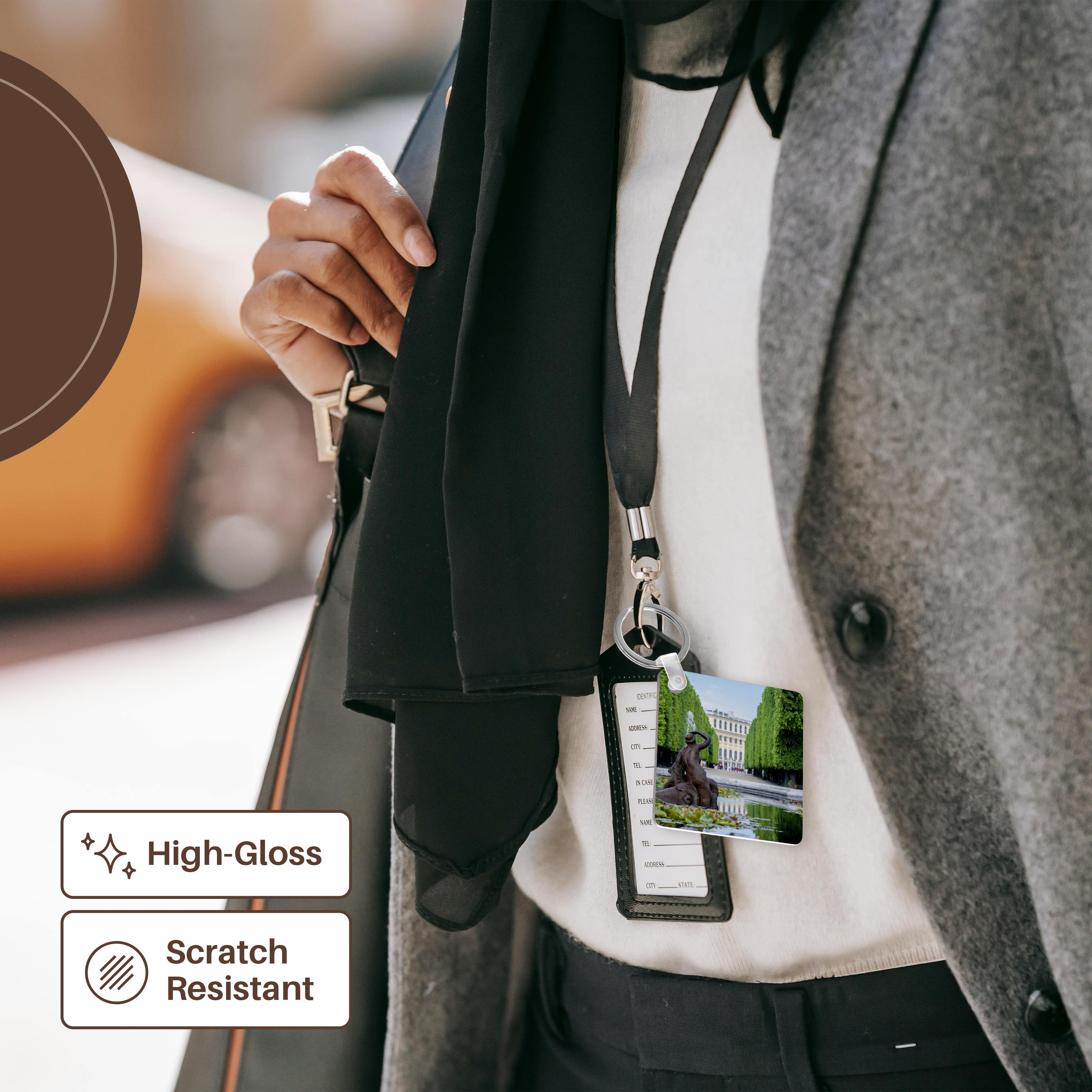 3dRose Key Chains Austria, Vienna, Schonbrunn Palace, garden - EU03 JEN0113 - Jim Engelbrecht (kc-135417-1)