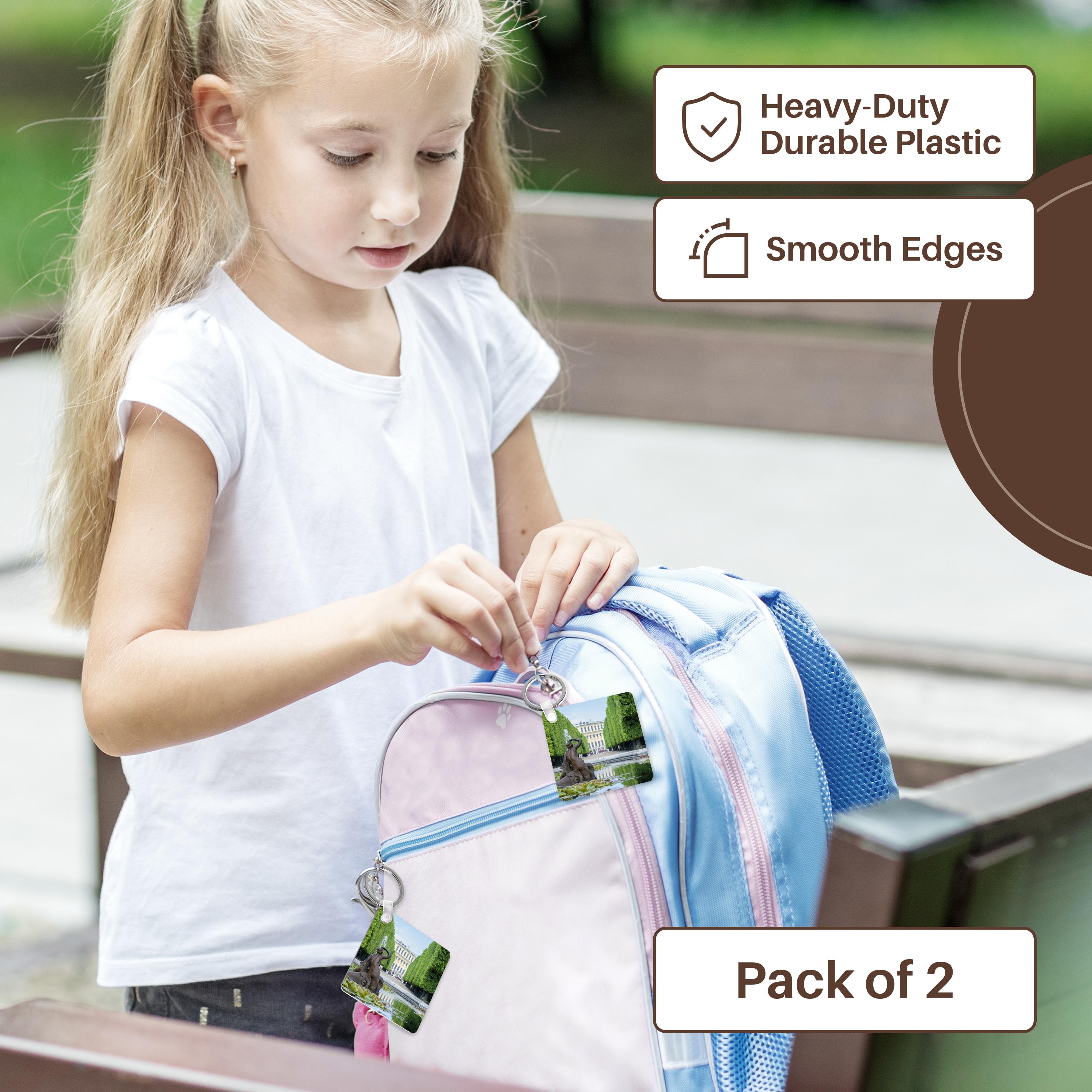 3dRose Key Chains Austria, Vienna, Schonbrunn Palace, garden - EU03 JEN0113 - Jim Engelbrecht (kc-135417-1)