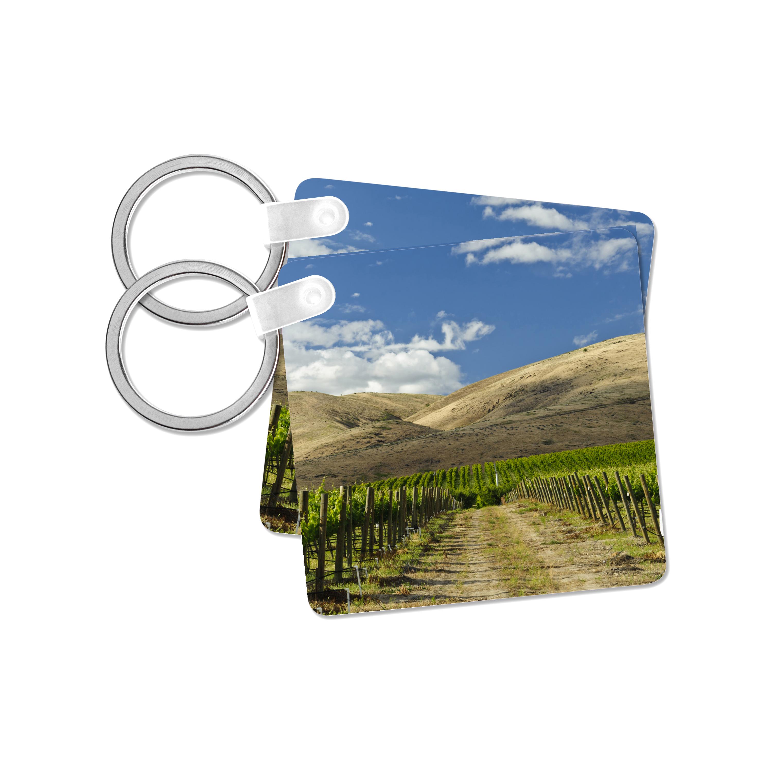 3dRose Key Chains USA, Washington, Yakima Valley Vineyard - US48 RDU0492 - Richard Duval (kc-148513-1)
