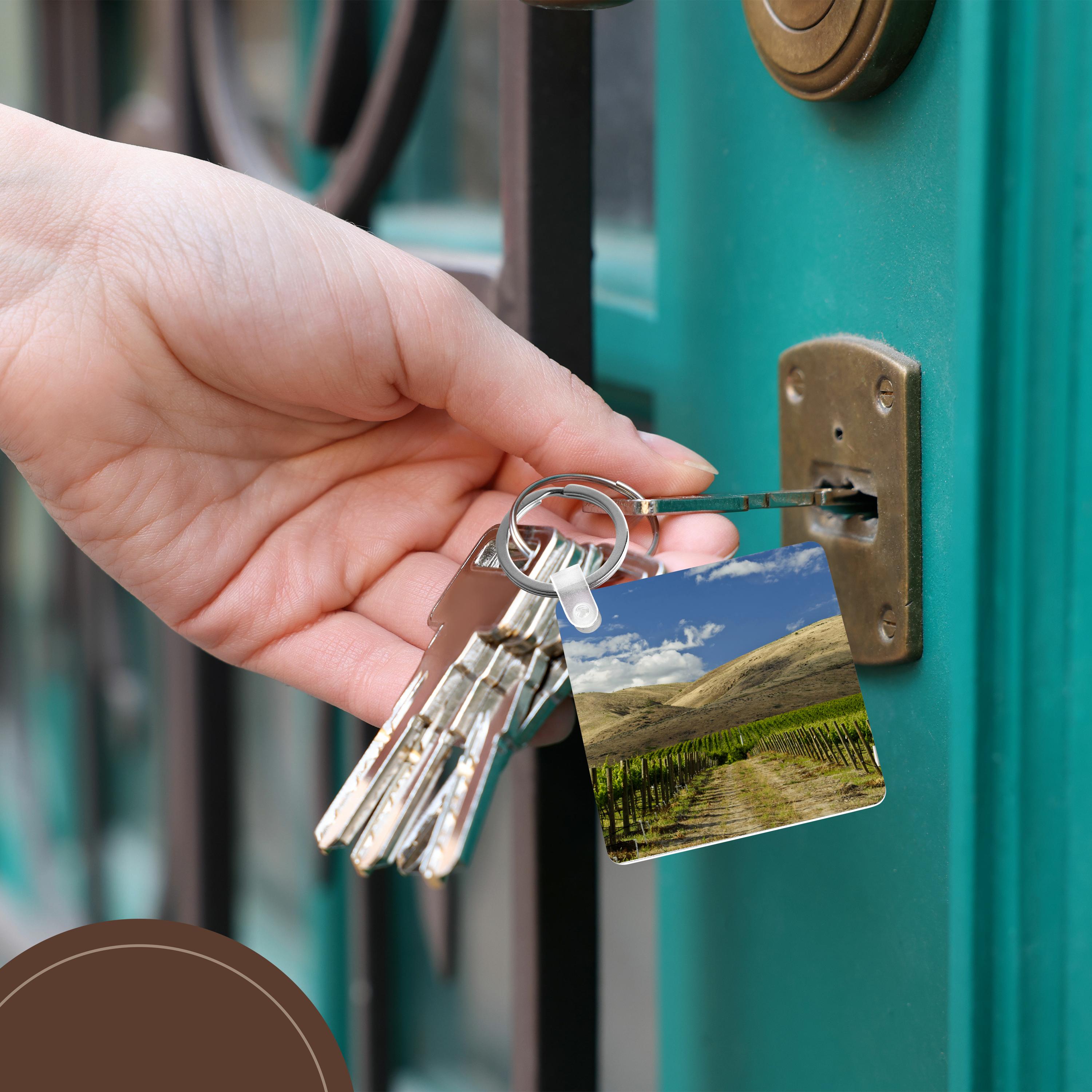 3dRose Key Chains USA, Washington, Yakima Valley Vineyard - US48 RDU0492 - Richard Duval (kc-148513-1)