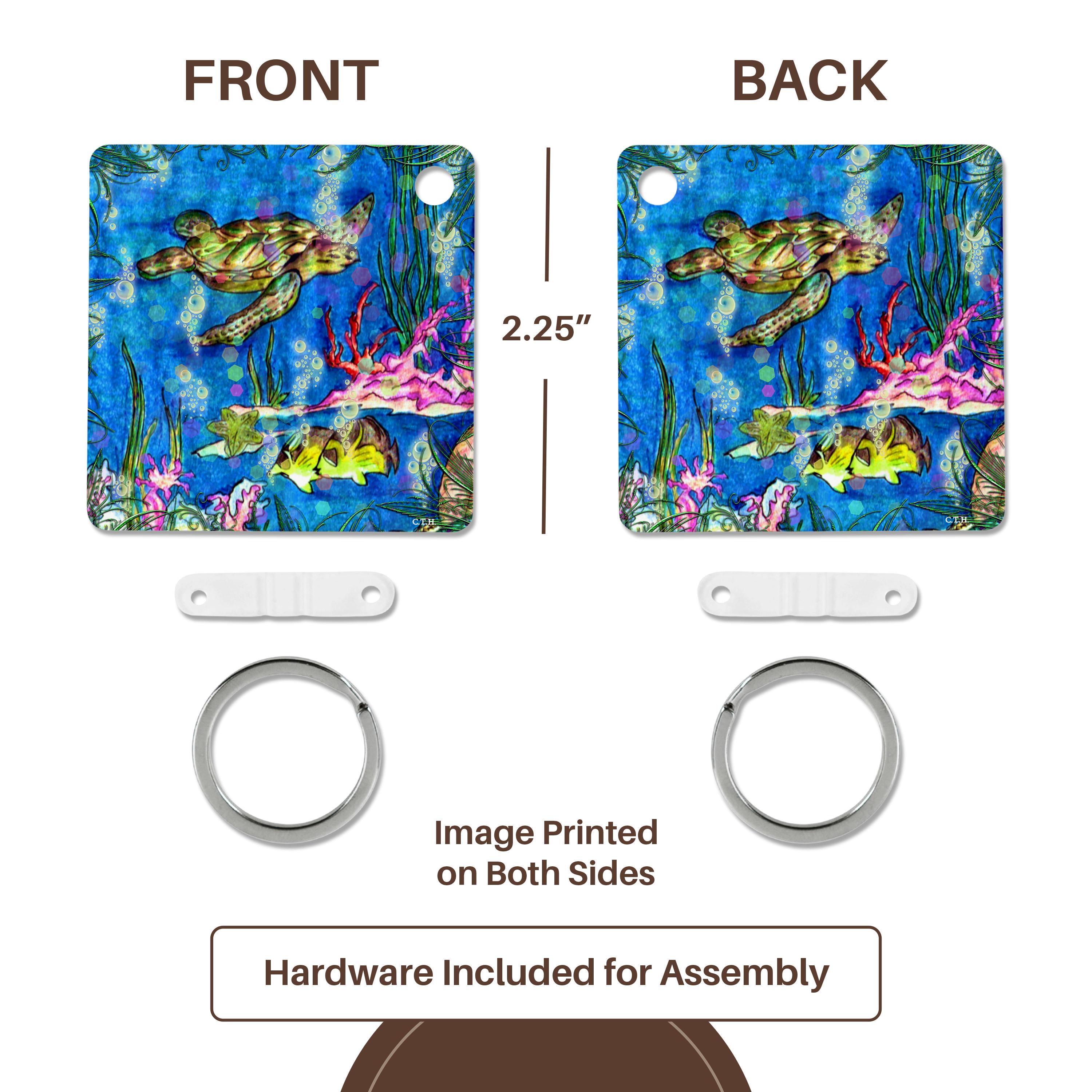 Key Chain - Sea Turtle Dreams Thorrington Haggerty Other Spirit Beauties