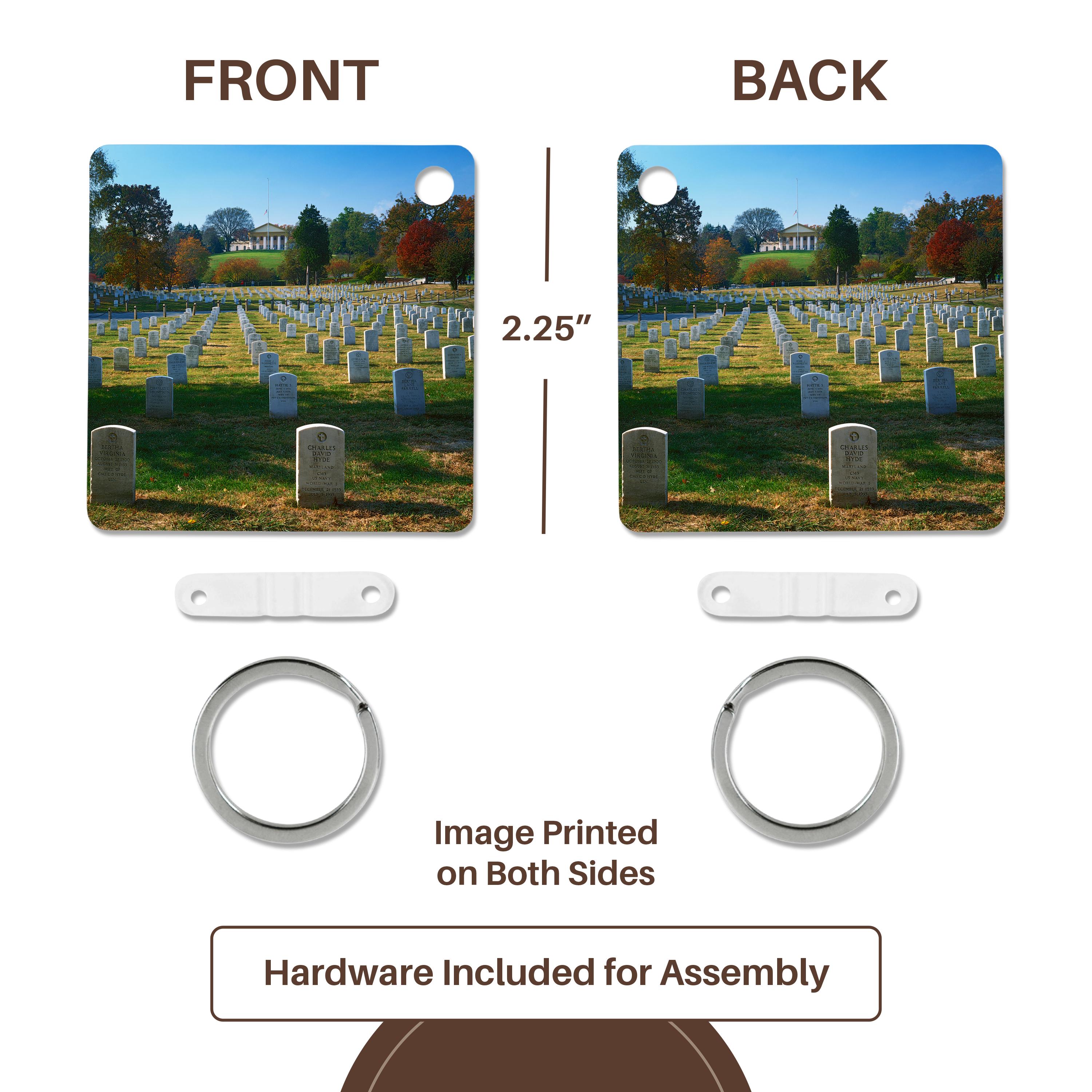 Key Chain - USA, Virginia, Arlington National Cemetery Charles Gurche - Cemetery