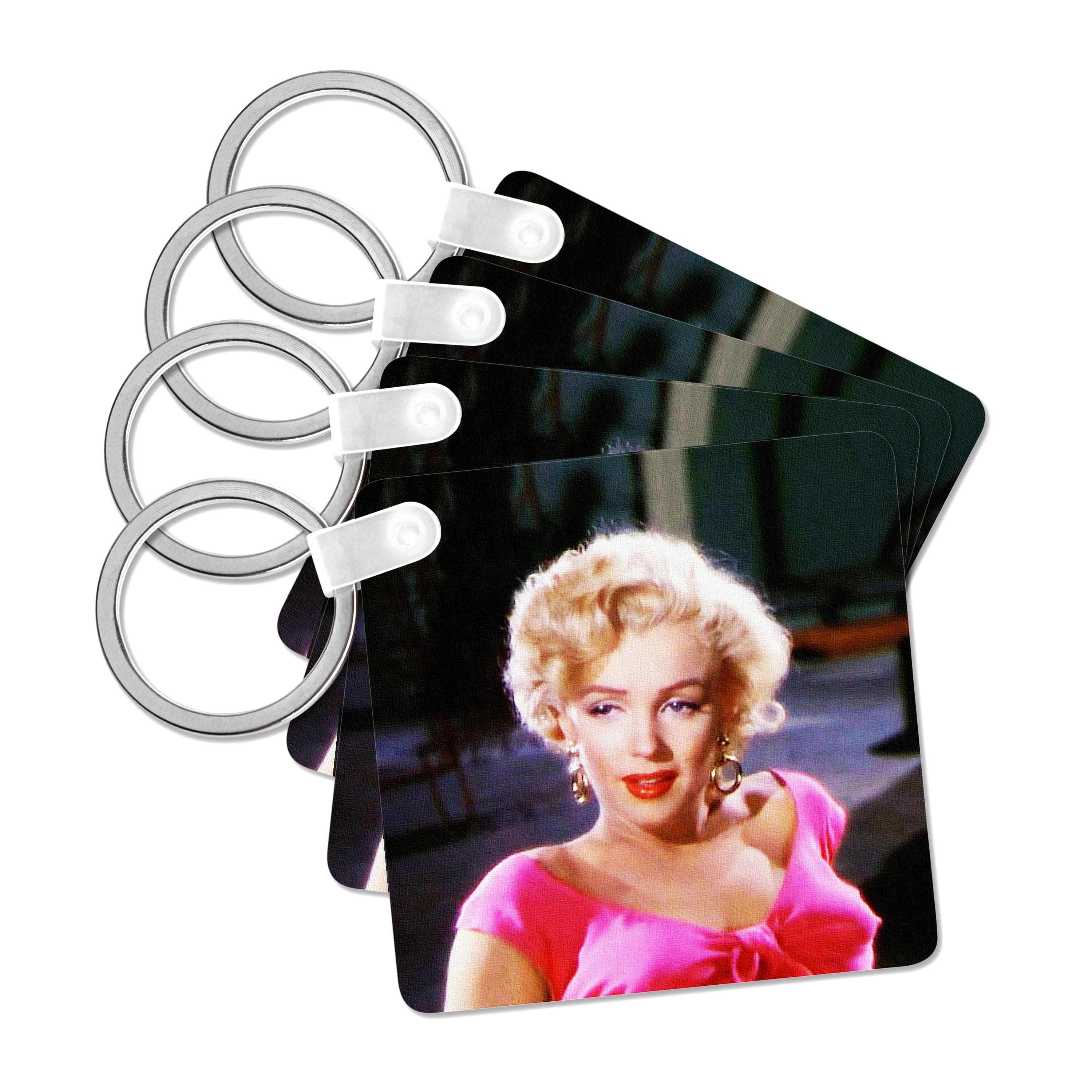 3dRose, Legendary screen actress. Beautiful woman. , Key Chain