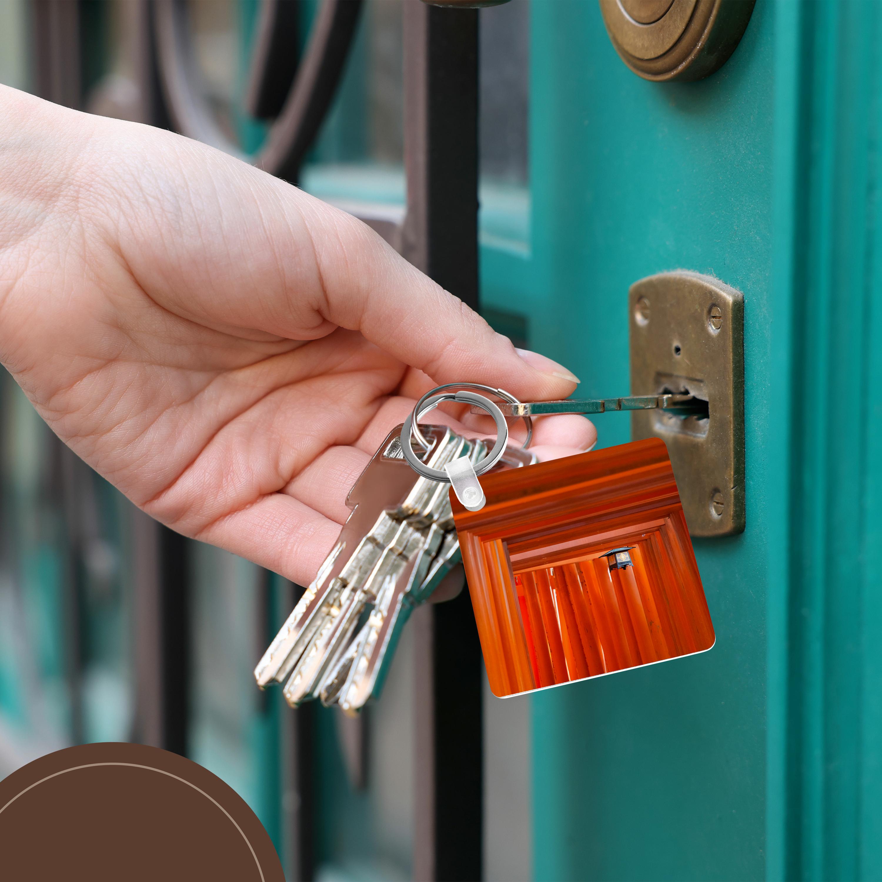 3dRose Key Chains Senbon Torii in Fushimi Inari Shrine, Kyoto, Japan (kc-276900-1)
