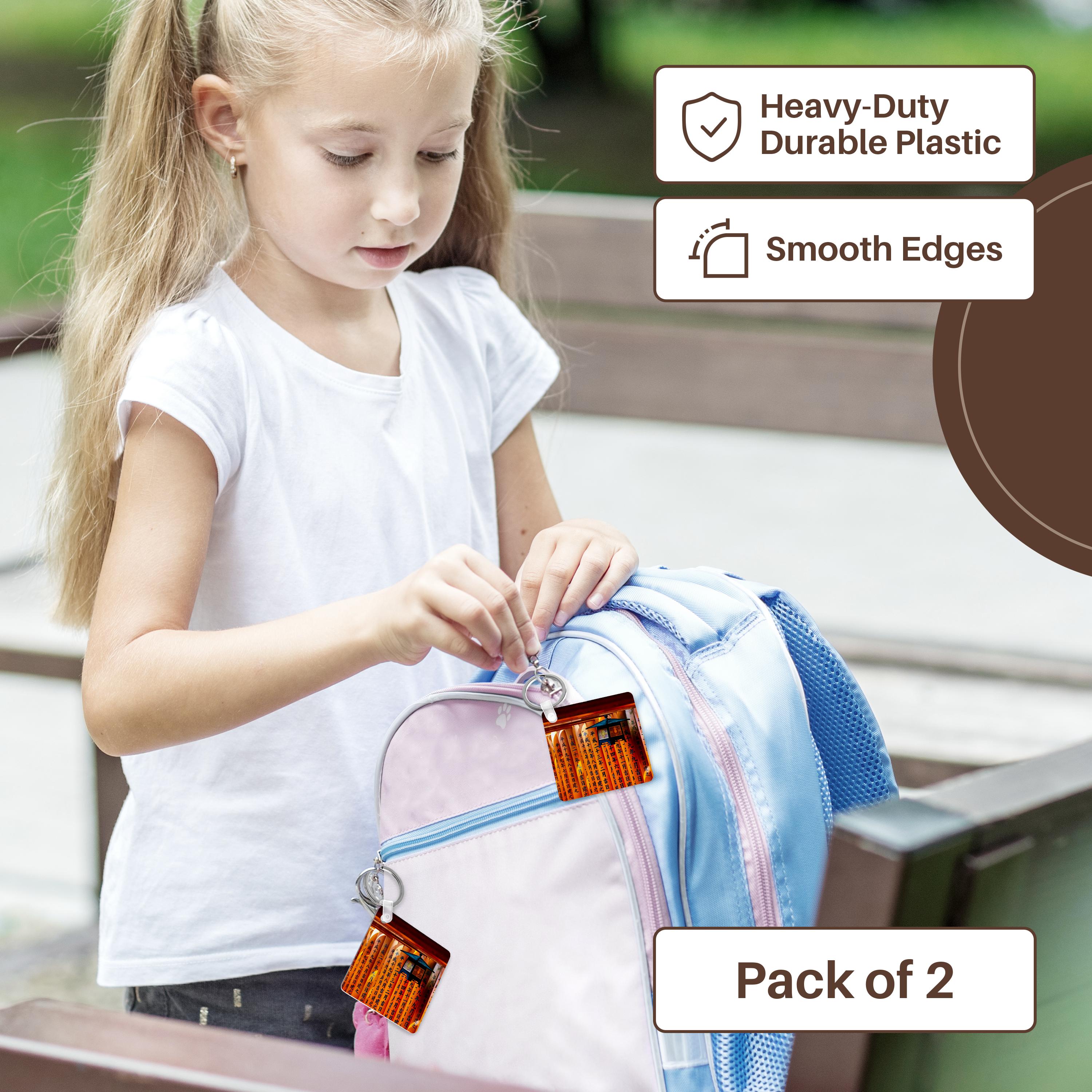 3dRose Key Chains Kanji on Senbon Torii in Fushimi Inari Shrine, Kyoto, Japan (kc-276901-1)