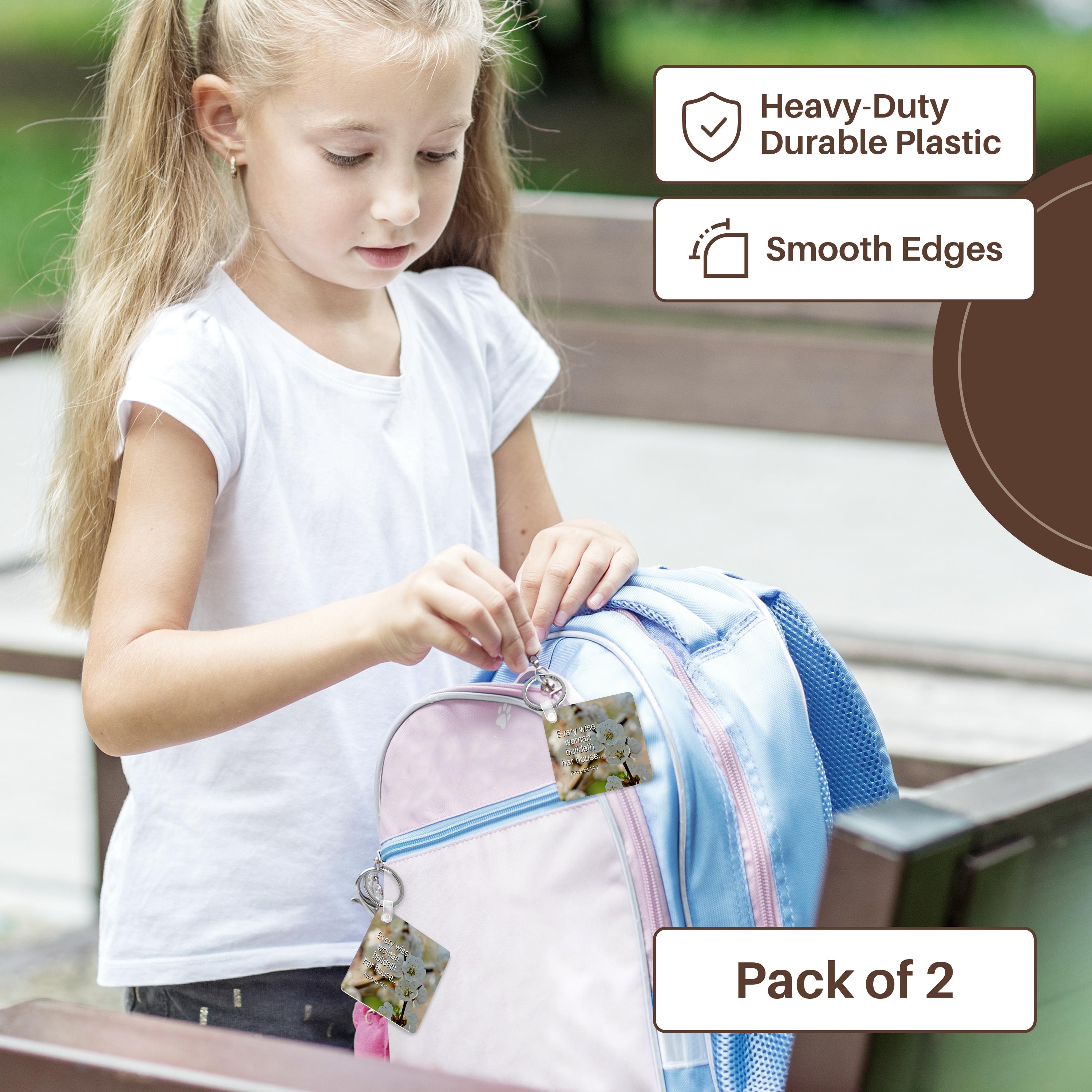 3dRose Key Chains Every wise woman buildeth her house.. (kc-311070-1)