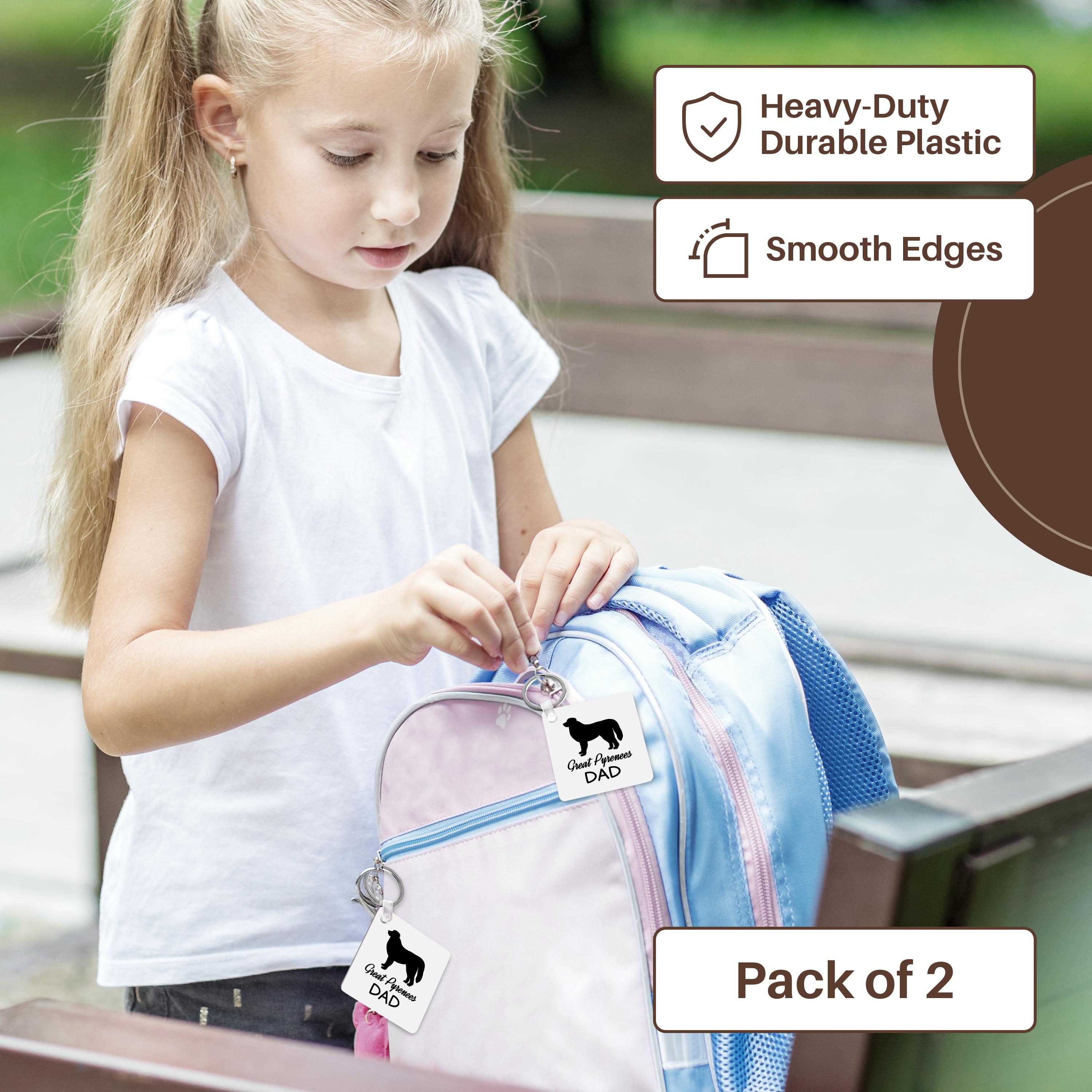 Key Chain - Great Pyrenees Dog Dad Designs Dogs