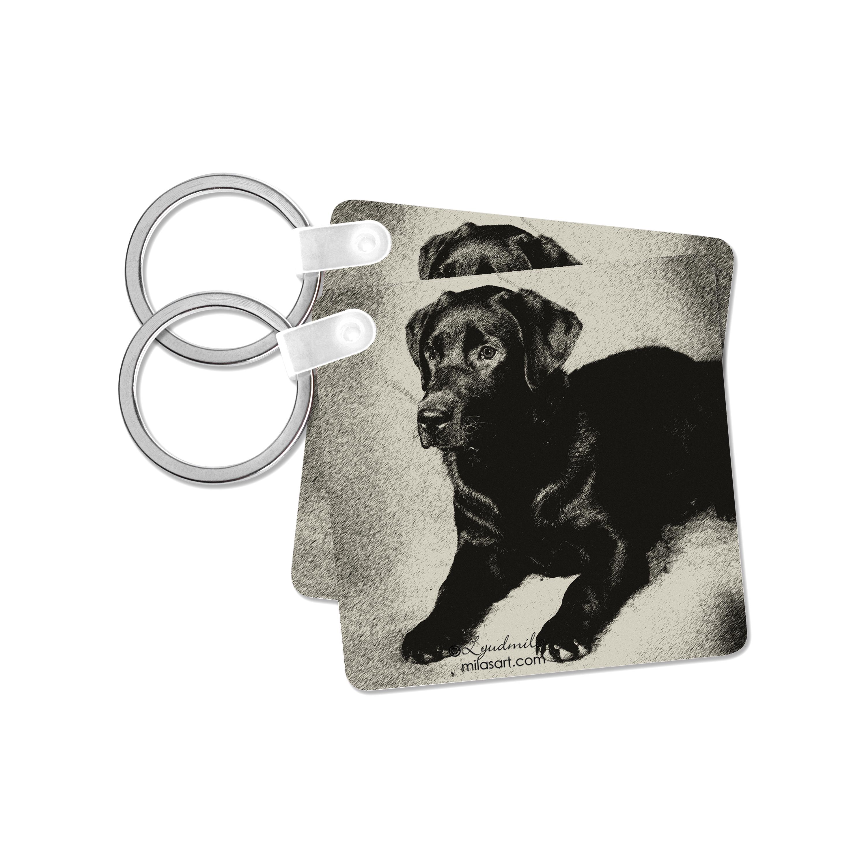 3dRose, Labrador Retriever, Key Chain - Picture 22 of 28