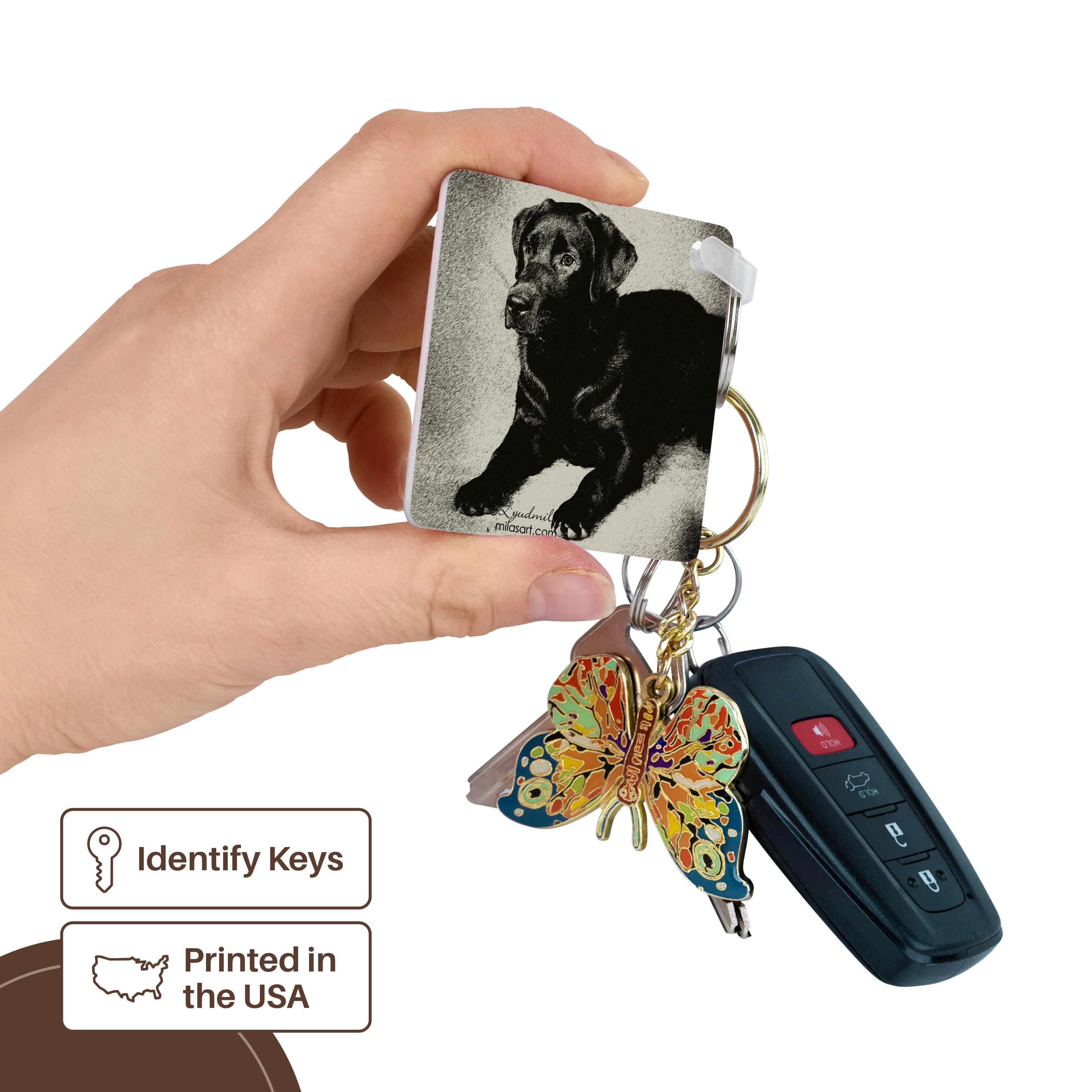 3dRose, Labrador Retriever, Key Chain - Picture 10 of 28