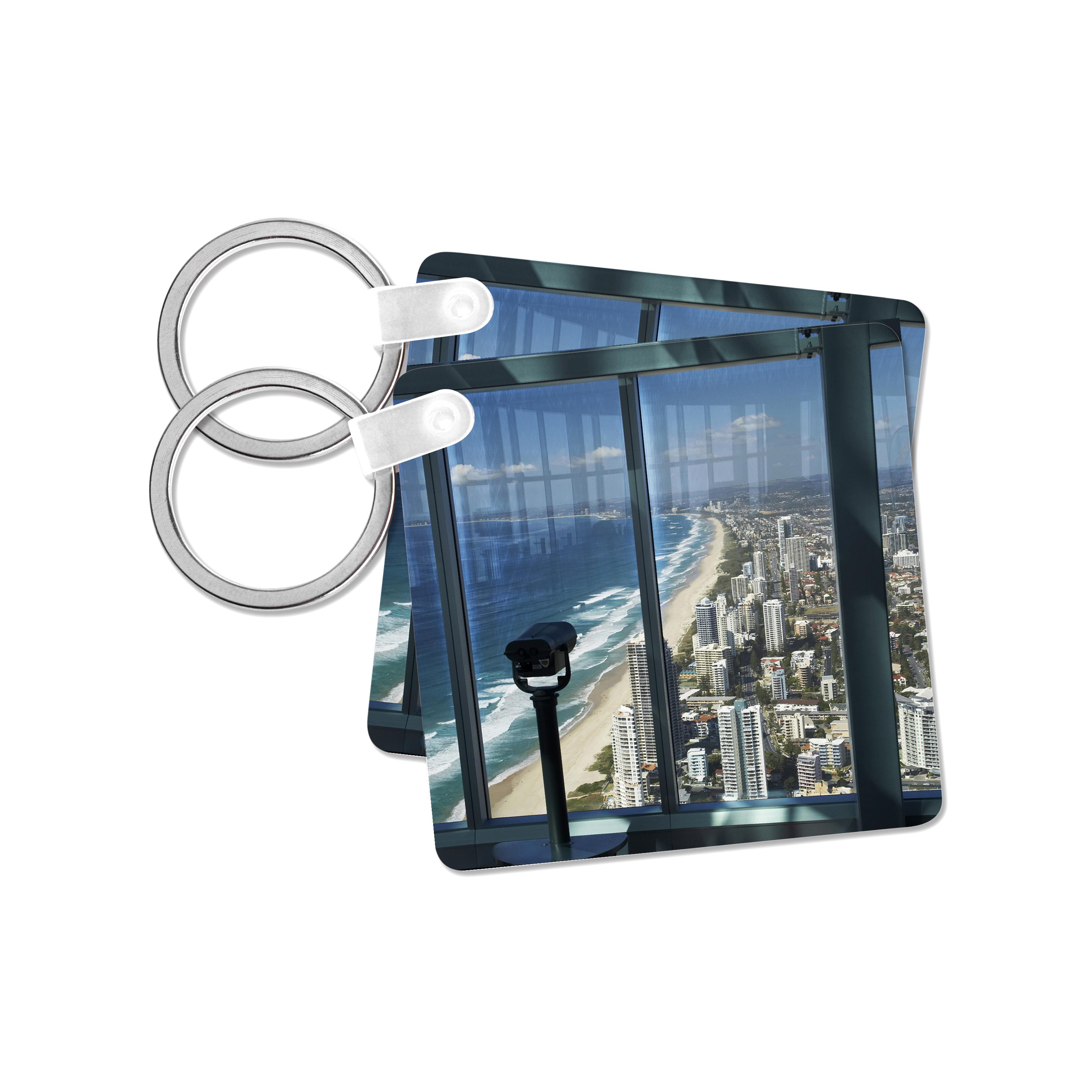 Key Chain - Australia, Queensland, Gold Coast, City skyline-AU02 DWA5725 - David Wall City Skylines