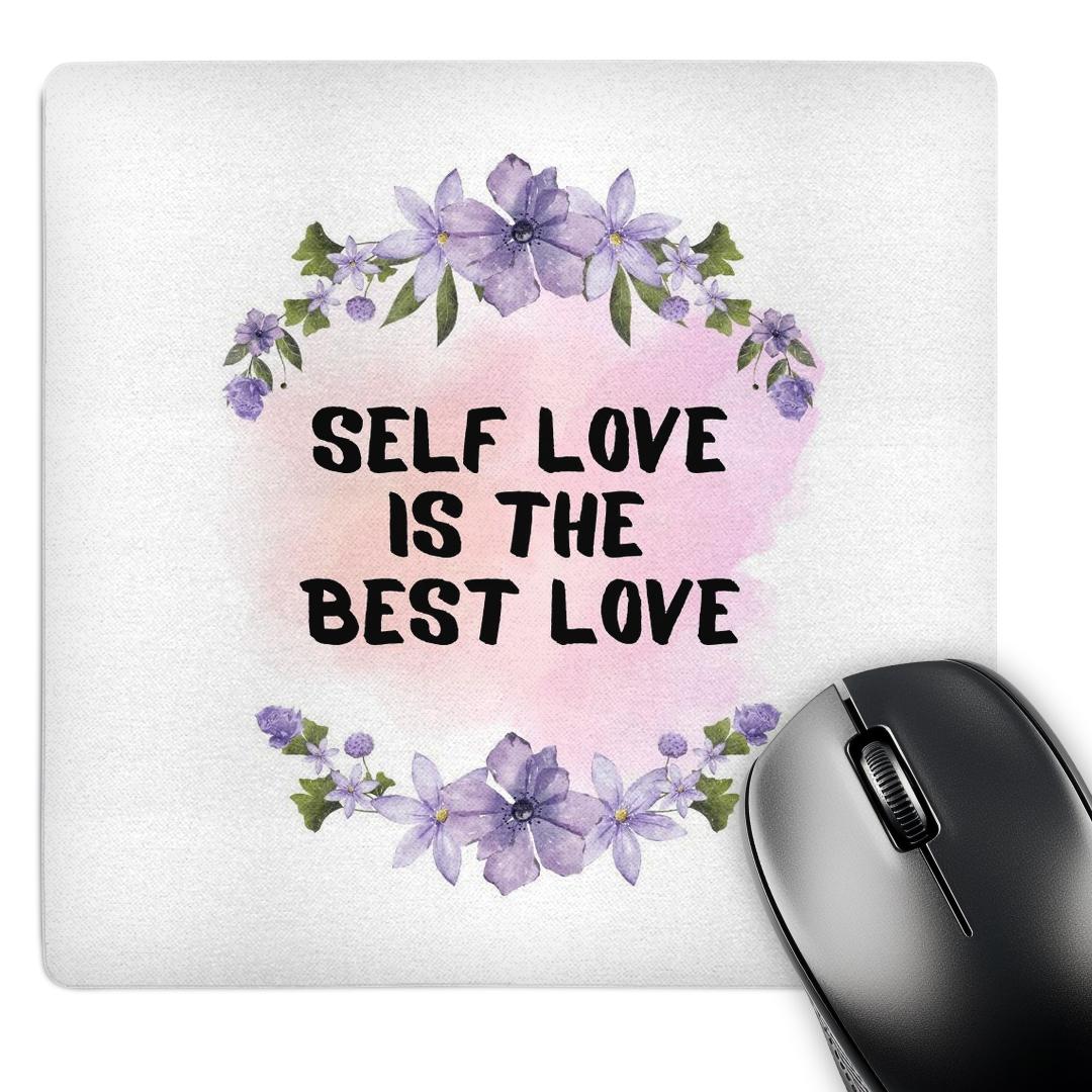 3dRose, Motivational quote of Self love is the best love, Mouse Pad - Bild 8 von 14
