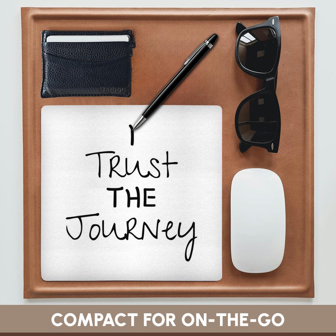 3dRose, Motivational quote I Trust the Journey, Mouse Pad - Picture 11 of 14