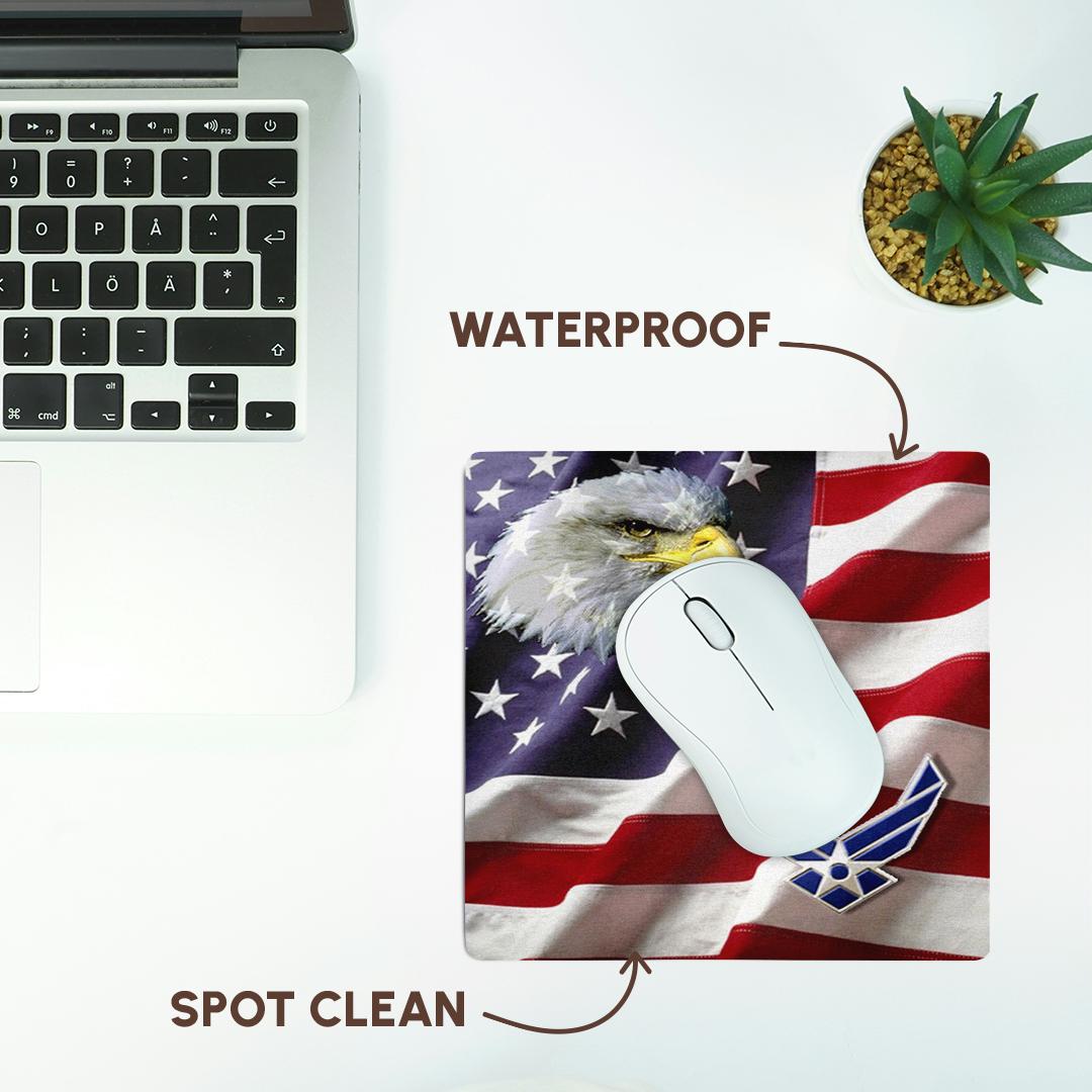 3dRose, USAF Airforce, Mouse Pad