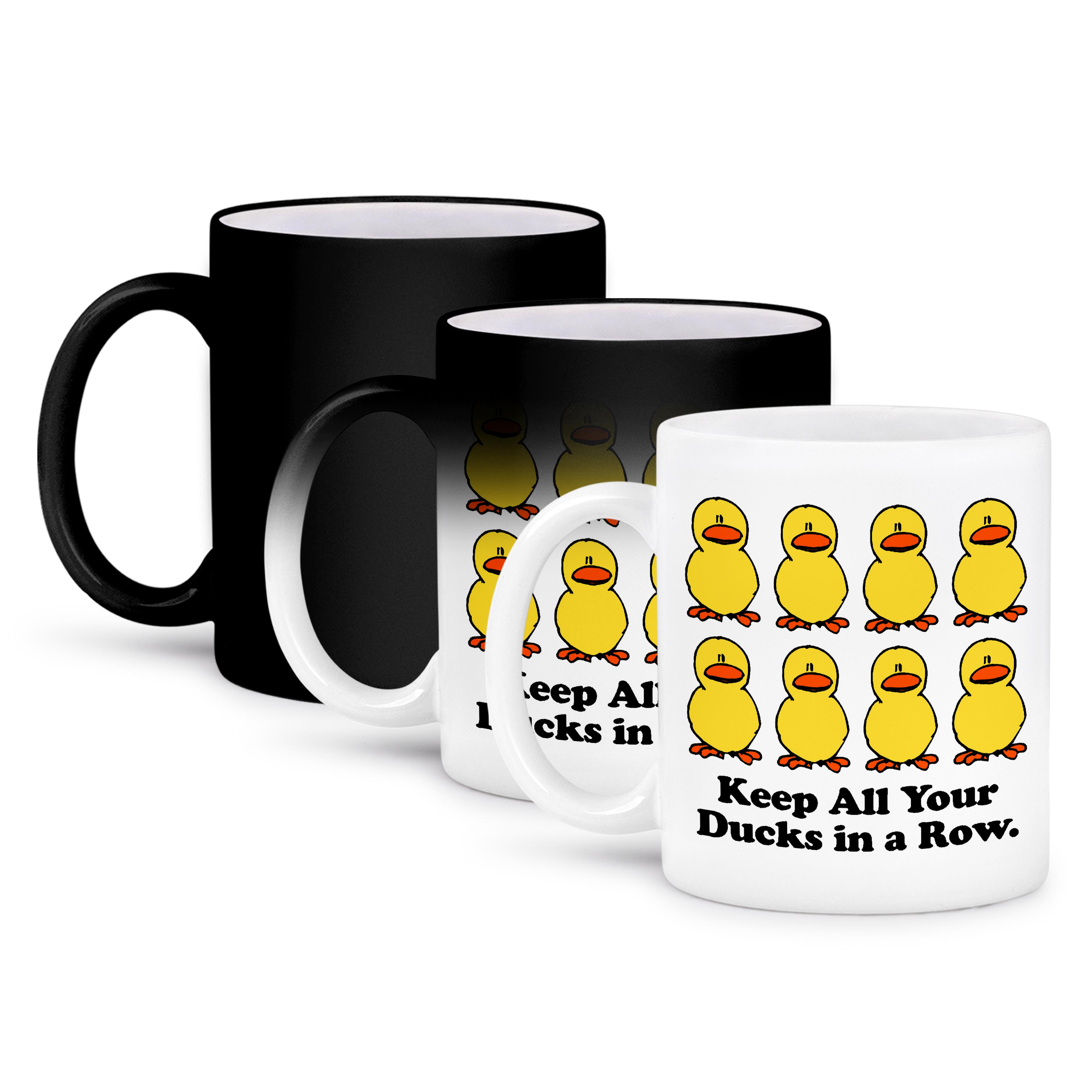 3dRose, Funny Keep All Your Ducks in a Row Cartoon Design, Mug - Picture 57 of 99