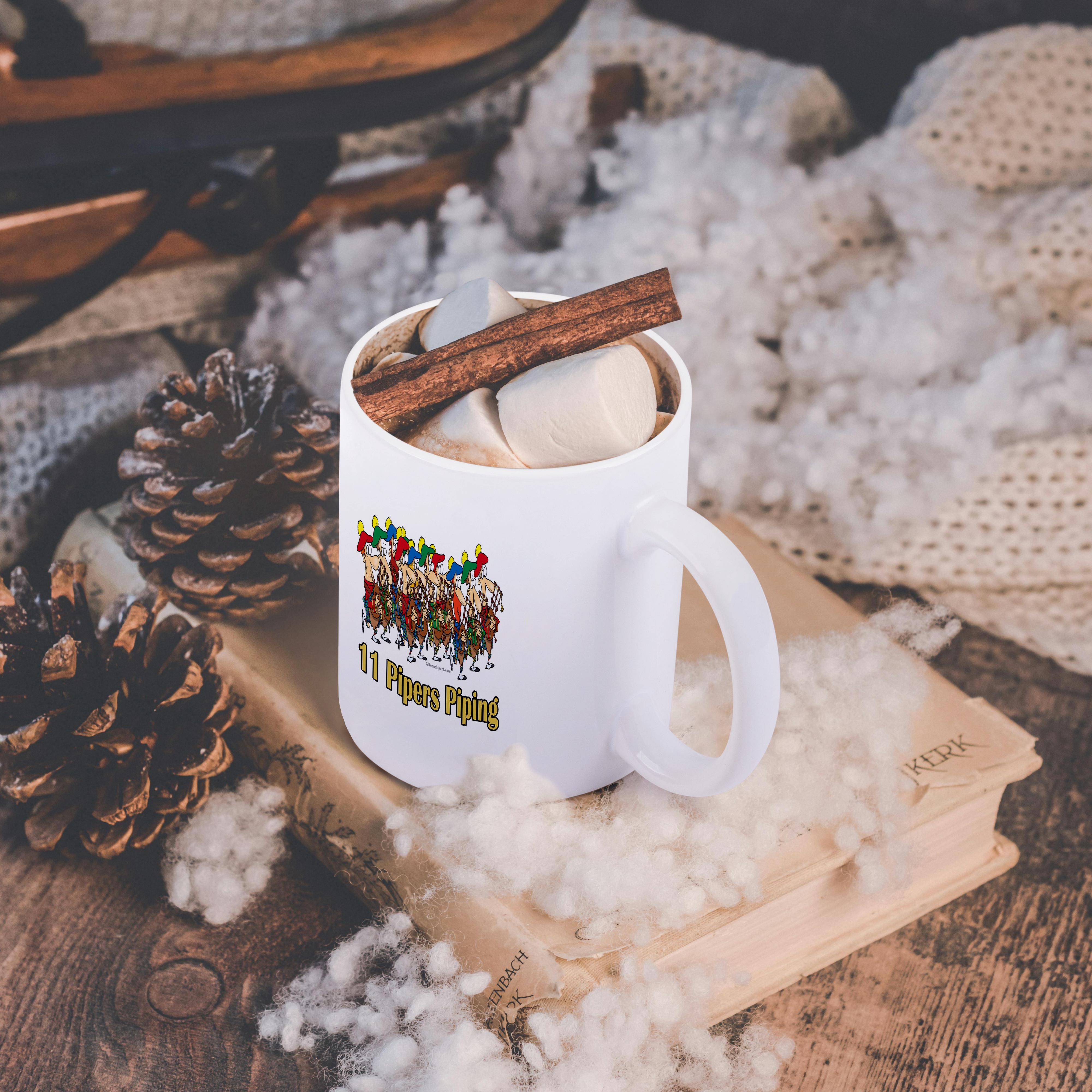 Taza 3dRose, Once Pipers Piping - Imagen 19 de 99
