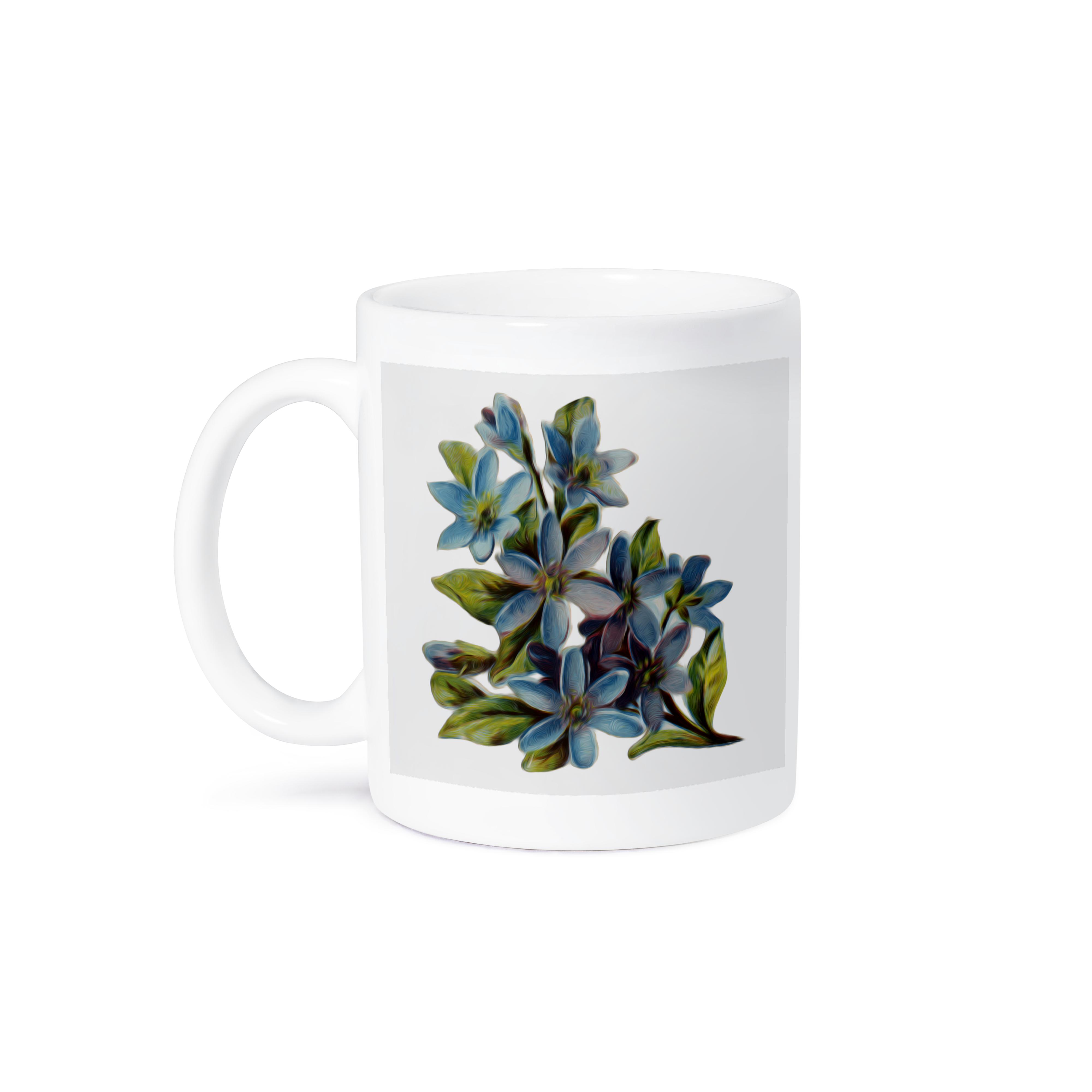 3dRose, Vintage Floral Prairie Blue-Eyed Grass Flowers, Mug - Picture 29 of 99