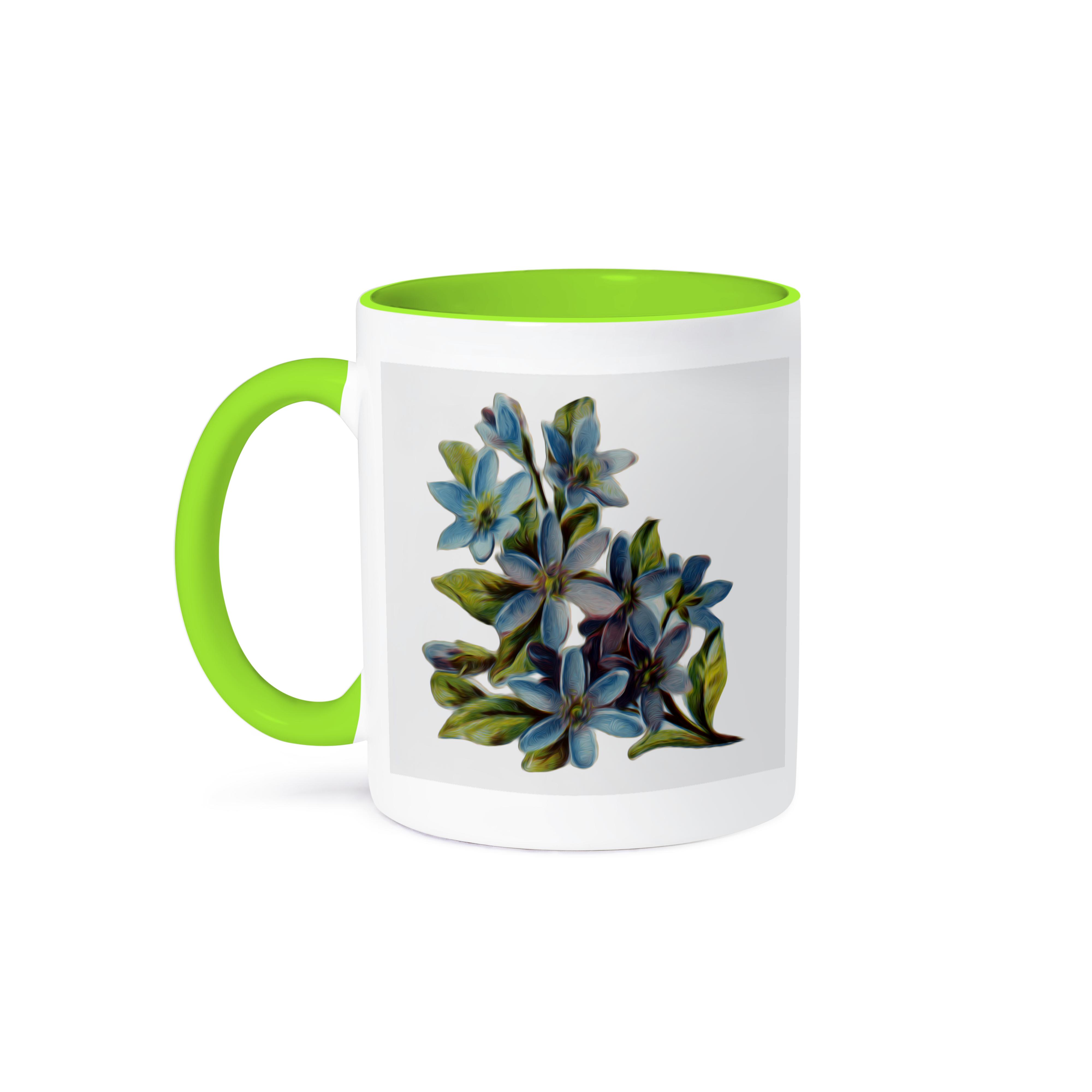 3dRose, Vintage Floral Prairie Blue-Eyed Grass Flowers, Mug - Picture 79 of 99