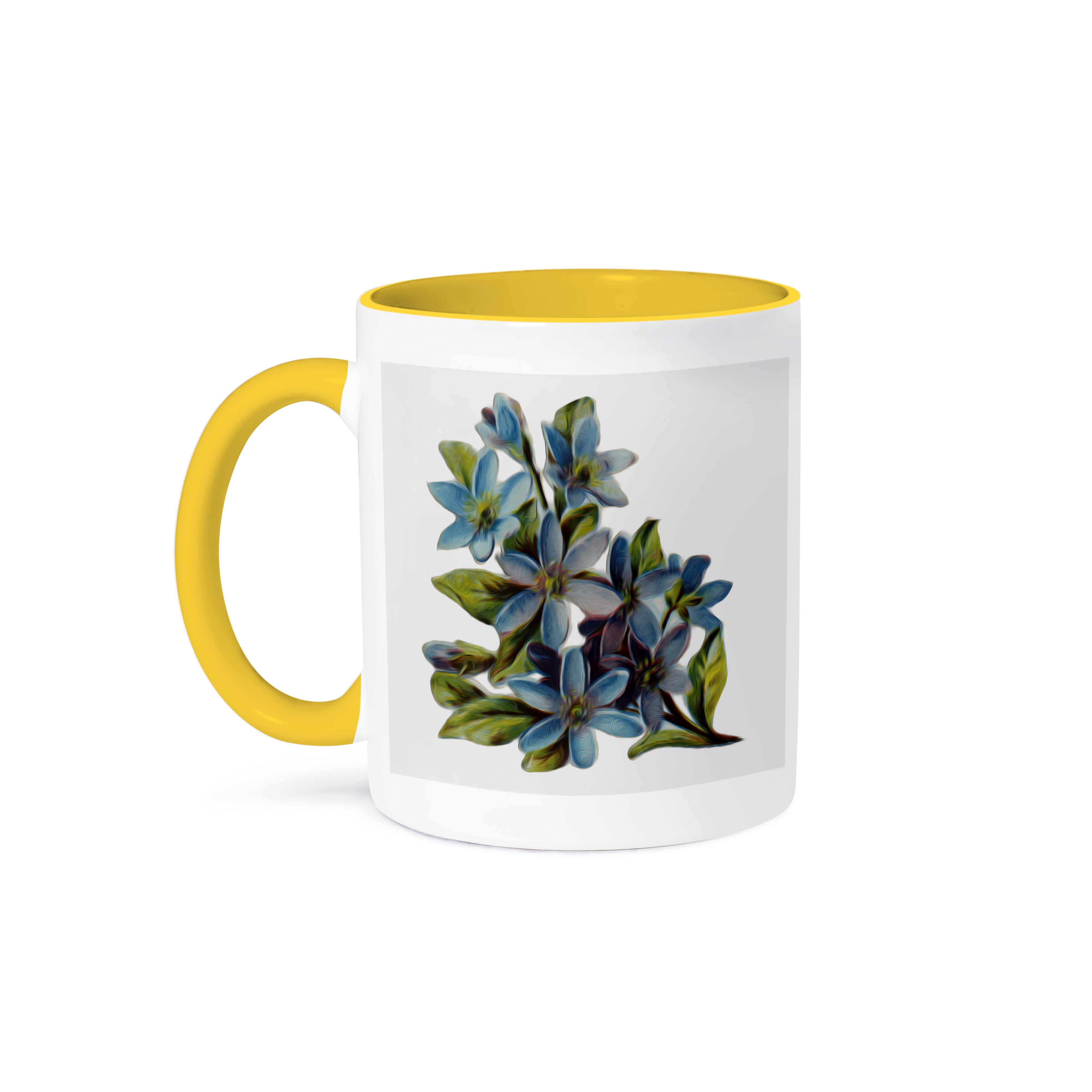 3dRose, Vintage Floral Prairie Blue-Eyed Grass Flowers, Mug - Picture 36 of 99