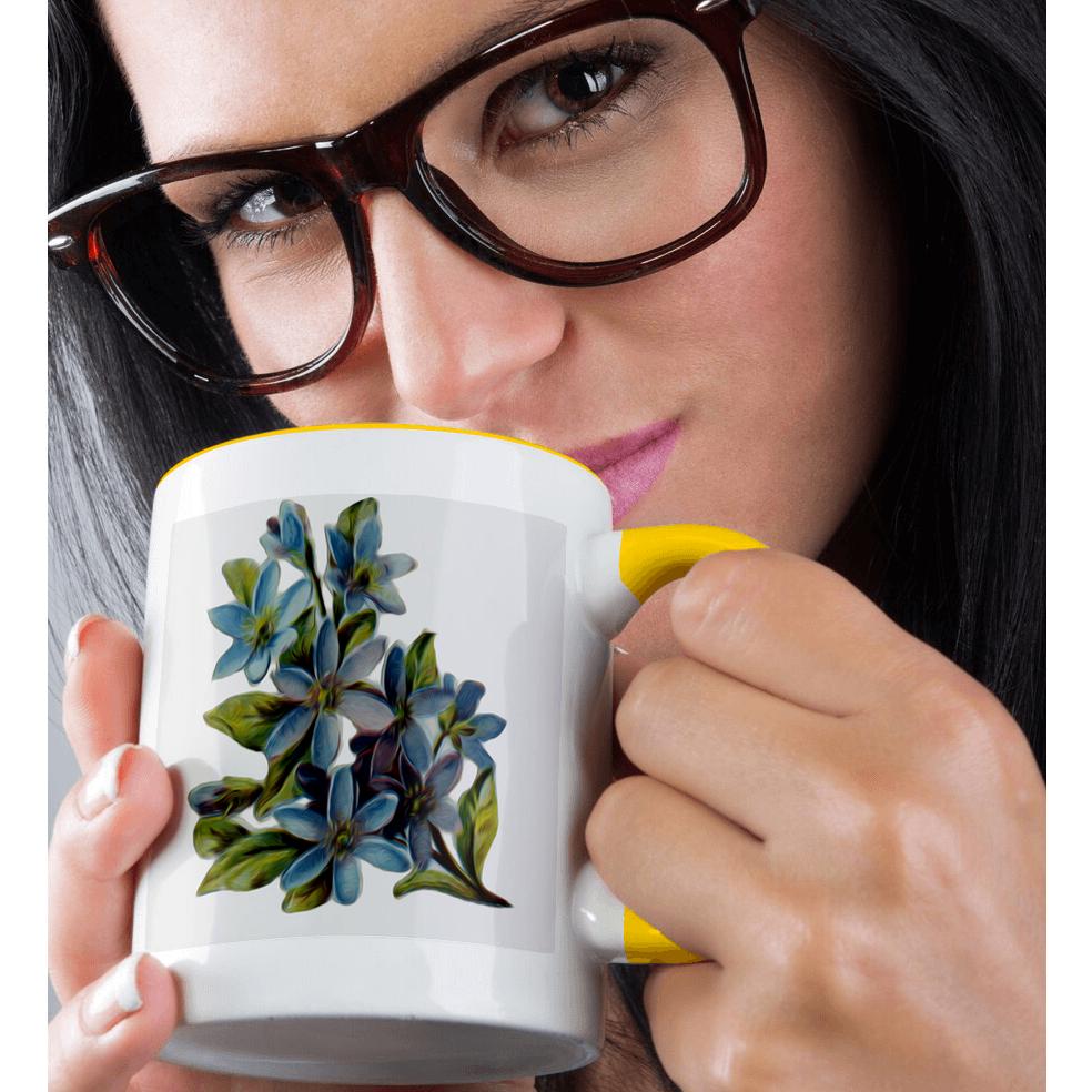 3dRose, Vintage Floral Prairie Blue-Eyed Grass Flowers, Mug - Picture 37 of 99