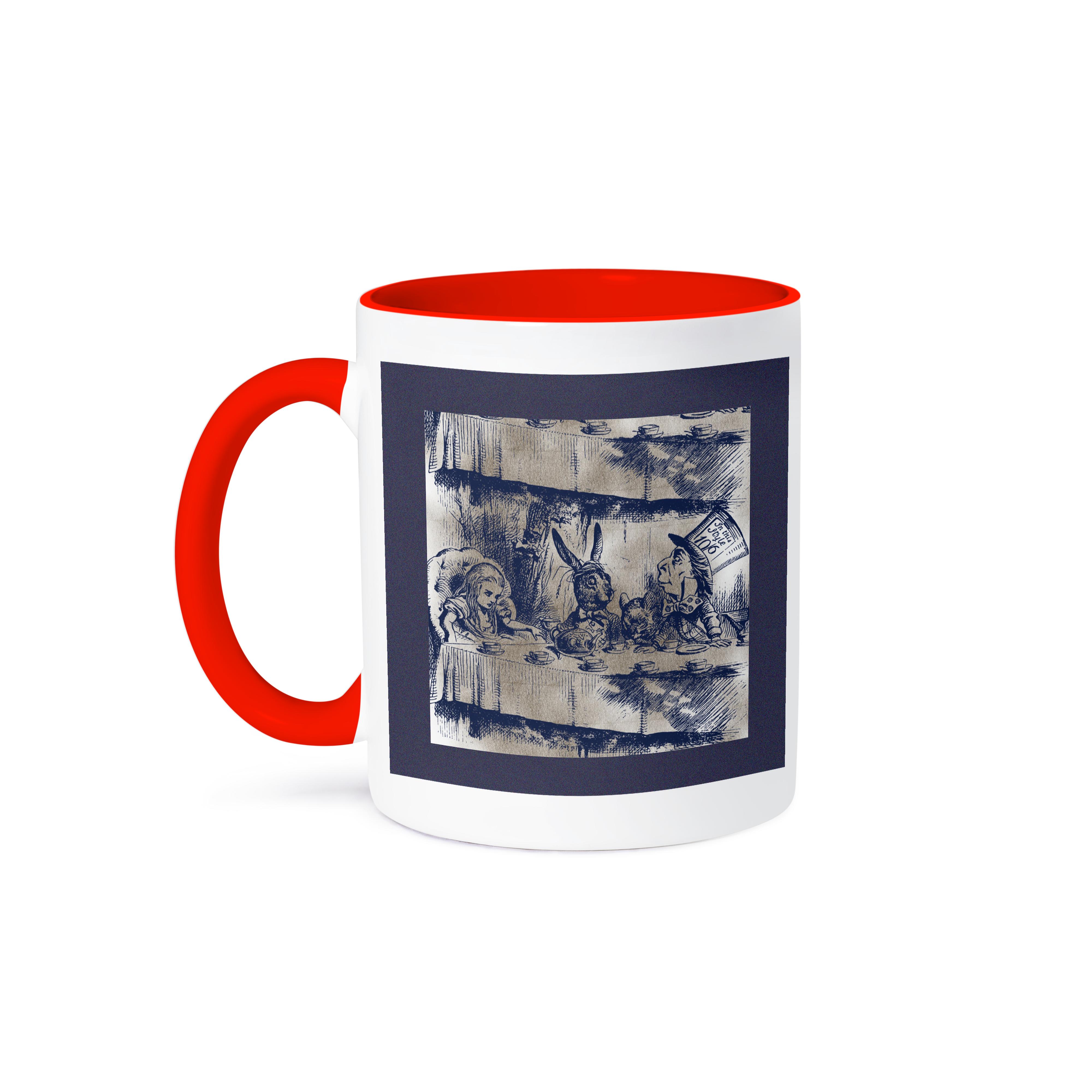3dRose, Alice in Wonderland Tea Party with Mad Hatter, Mug - Picture 8 of 99