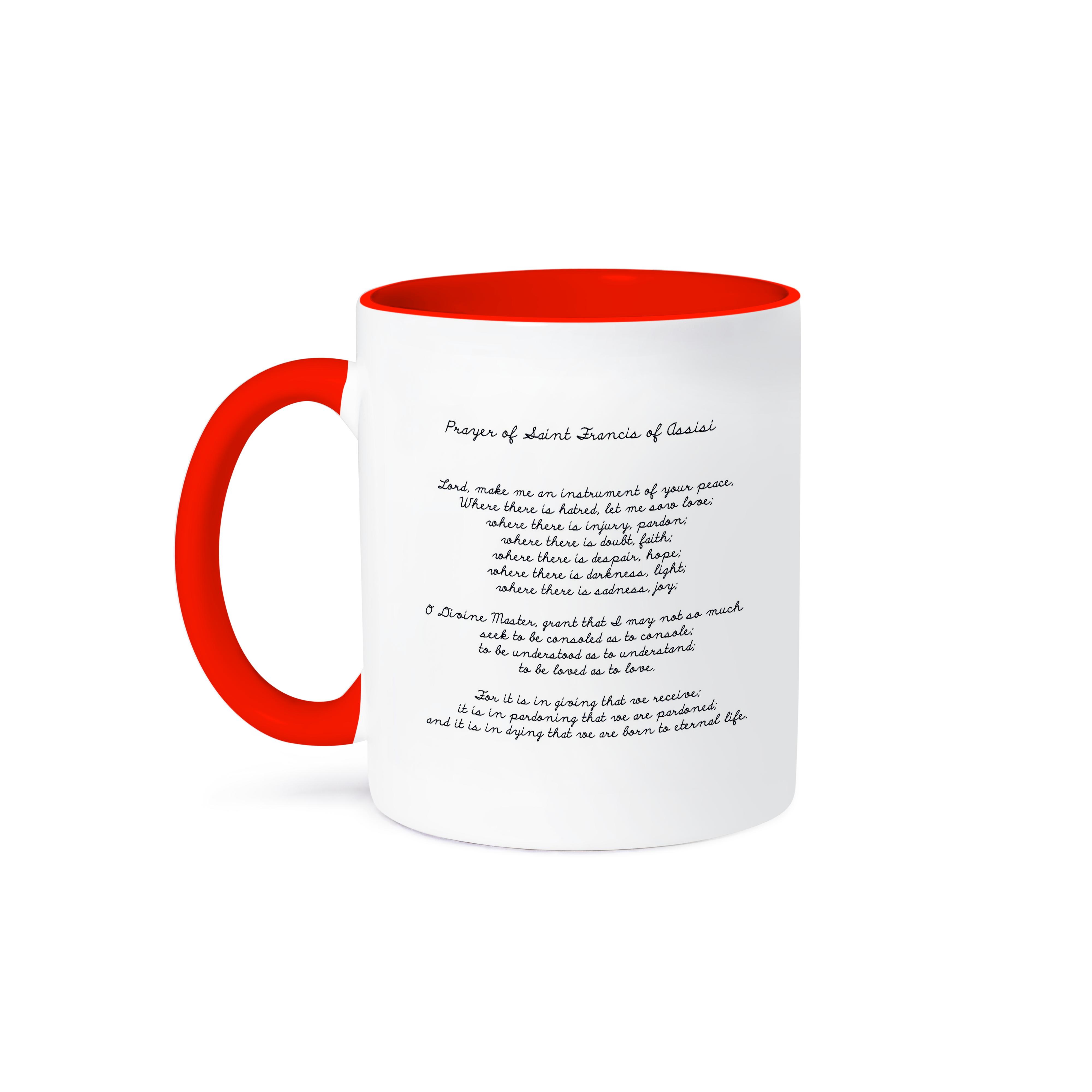3dRose, Prayer of St. Francis of Assisi - Spirituality - Religion, Mug - Picture 29 of 99