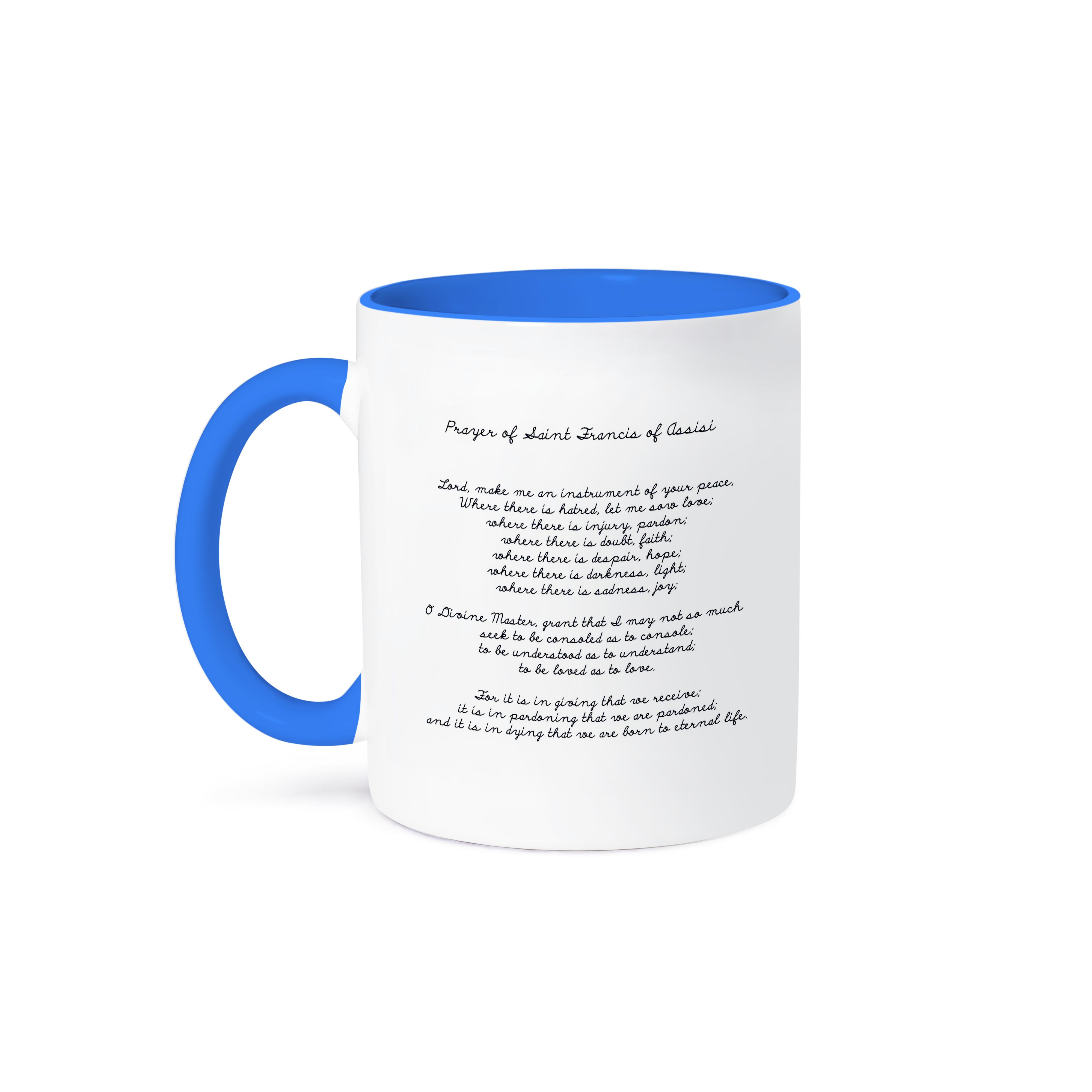 3dRose, Prayer of St. Francis of Assisi - Spirituality - Religion, Mug - Picture 43 of 99
