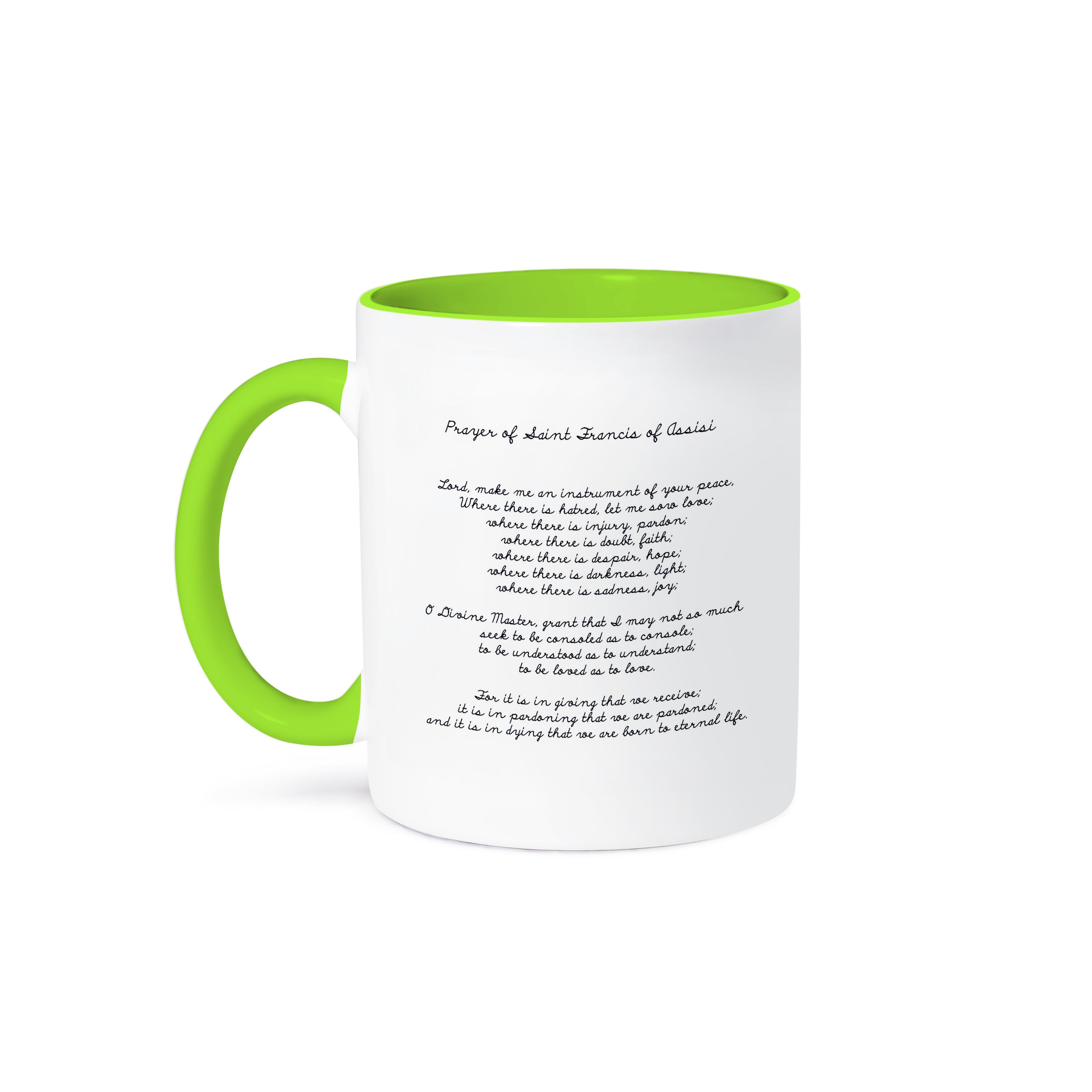 3dRose, Prayer of St. Francis of Assisi - Spirituality - Religion, Mug - Picture 36 of 99