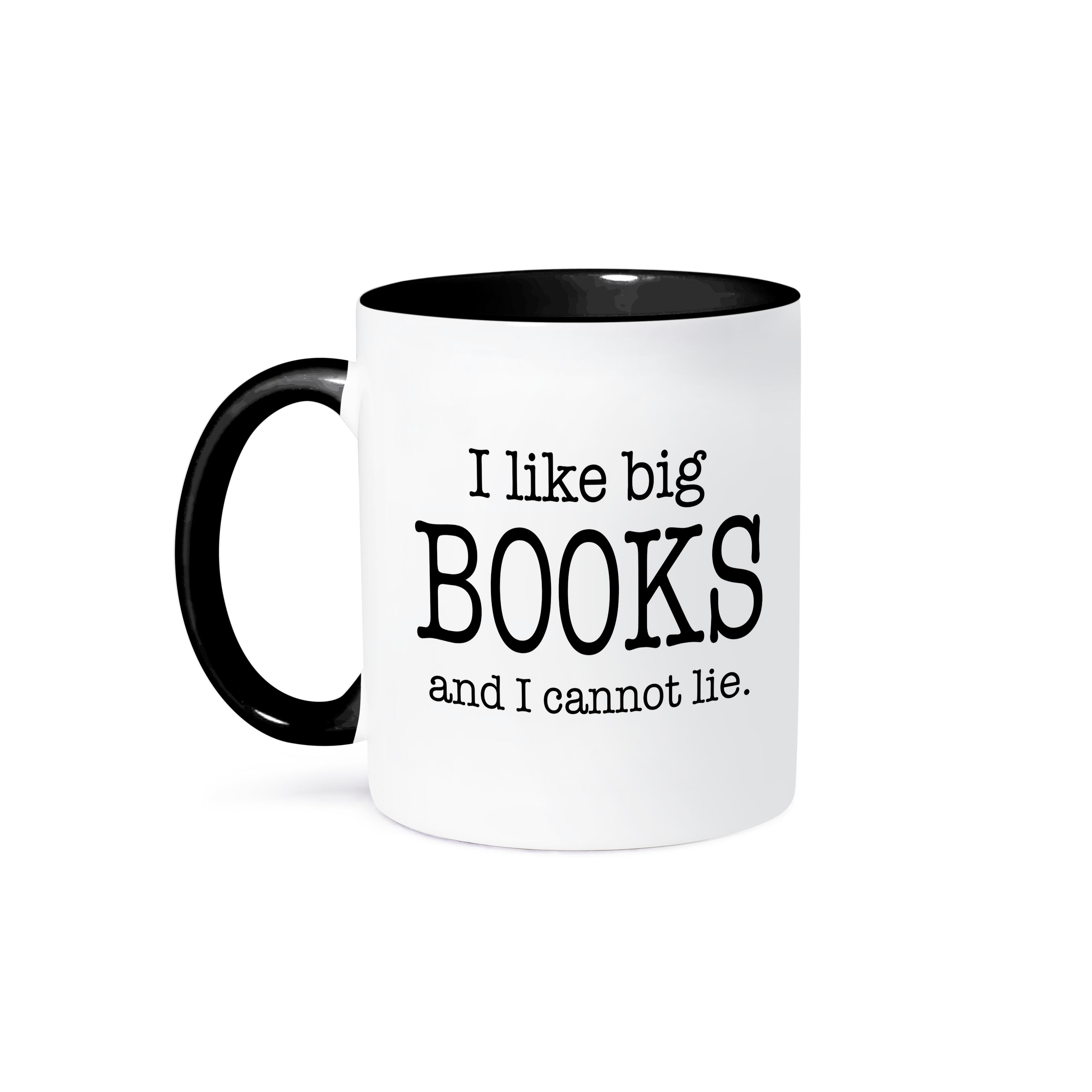 3dRose, Ich mag große Bücher und ich kann nicht lügen, Tasse - Bild 15 von 99