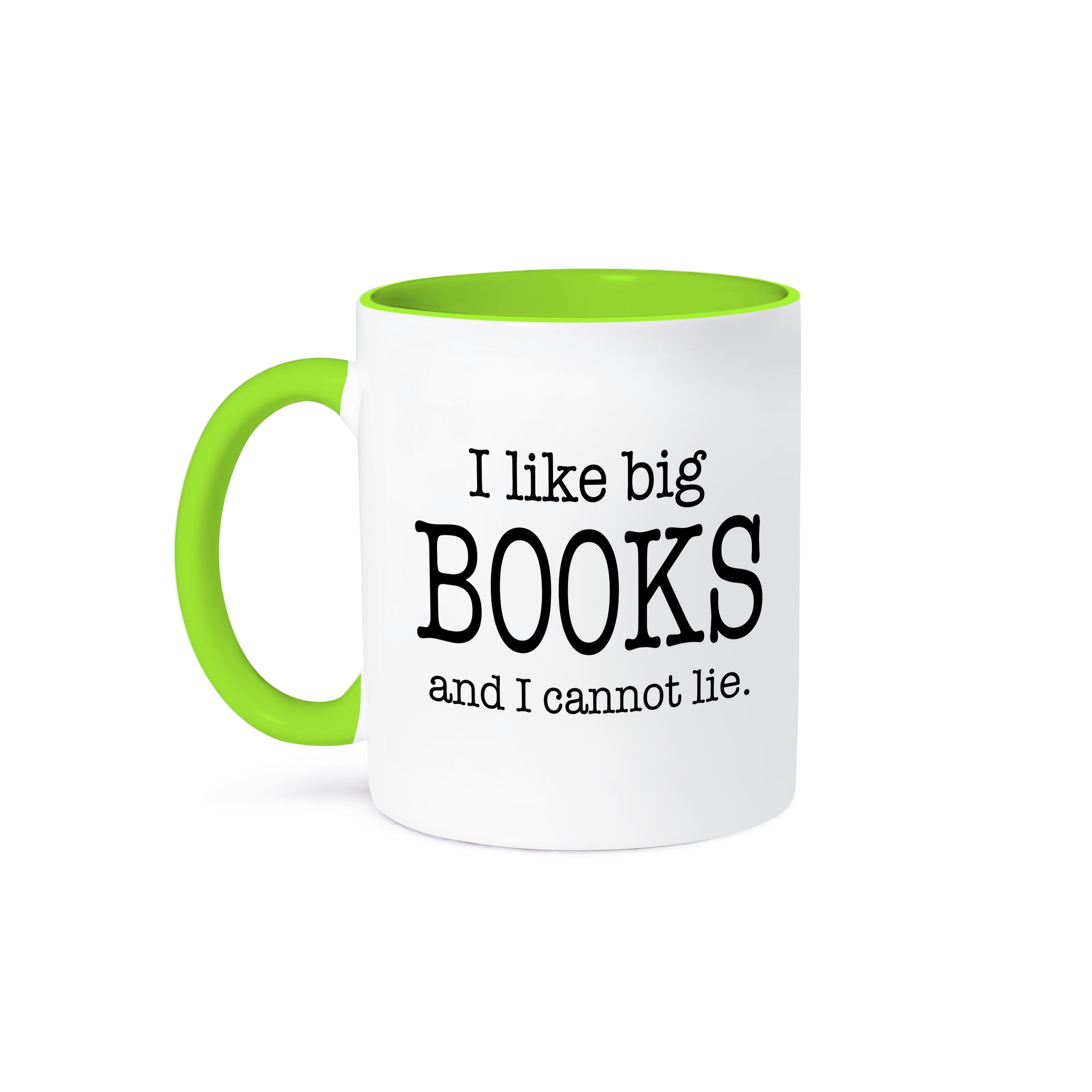 3dRose, Ich mag große Bücher und ich kann nicht lügen, Tasse - Bild 79 von 99